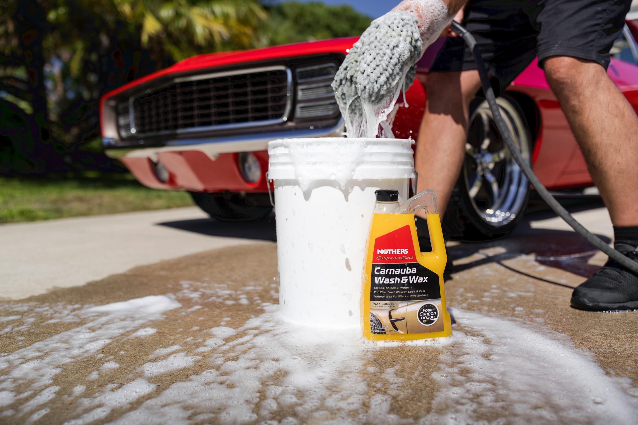 Mothers 05674 California Gold Carnauba Wash & Wax, 64 Oz.