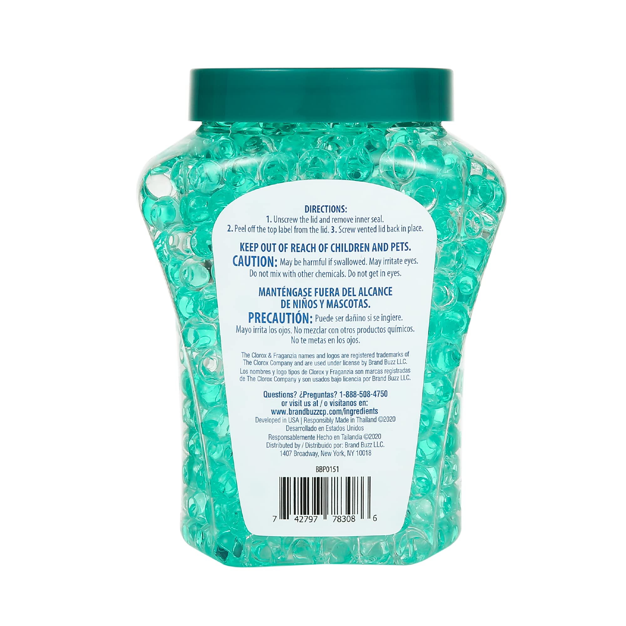 Clorox Fraganzia Crystal Beads Air Freshener LongLasting Air Freshener Beads Gel Beads Air Freshener in Island Orchard Scent for