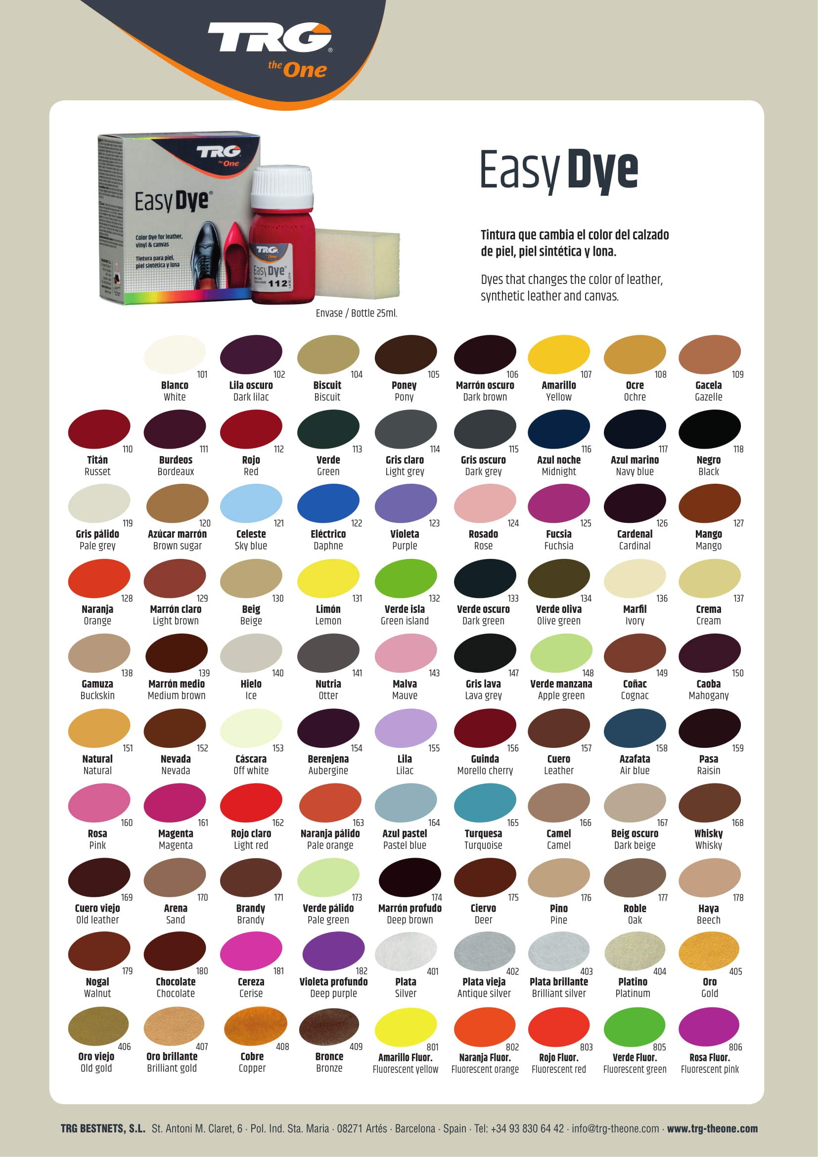 Trg Easy Dye For Leather And Canvas Shoes And Accessories (138 - Buckskin)