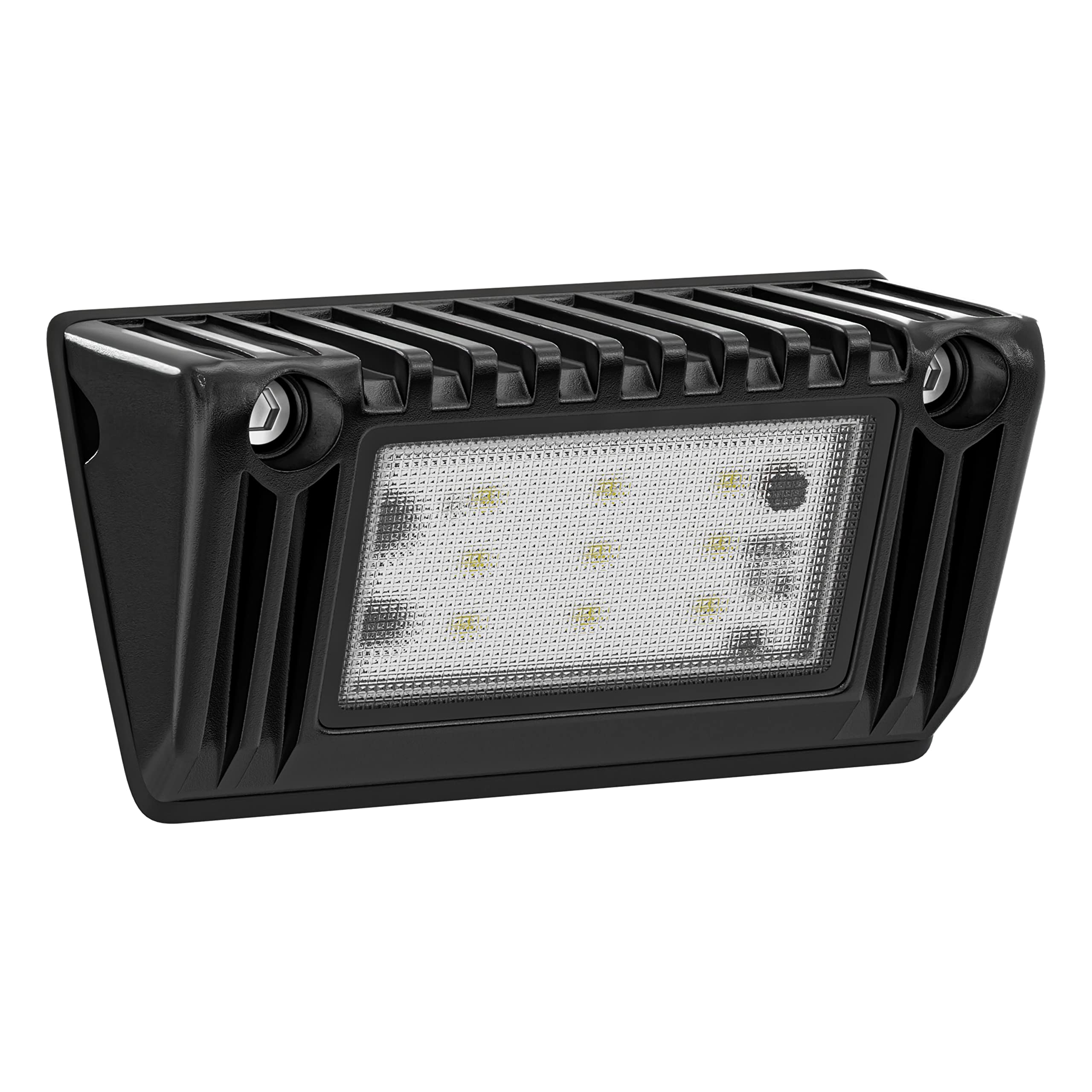 Leisure LED RV Exterior Porch Utility Light - 12v 720 Lumen 5 LED Lighting Fixture for RVs, Trailers, Campers, 5th Wheels (Black