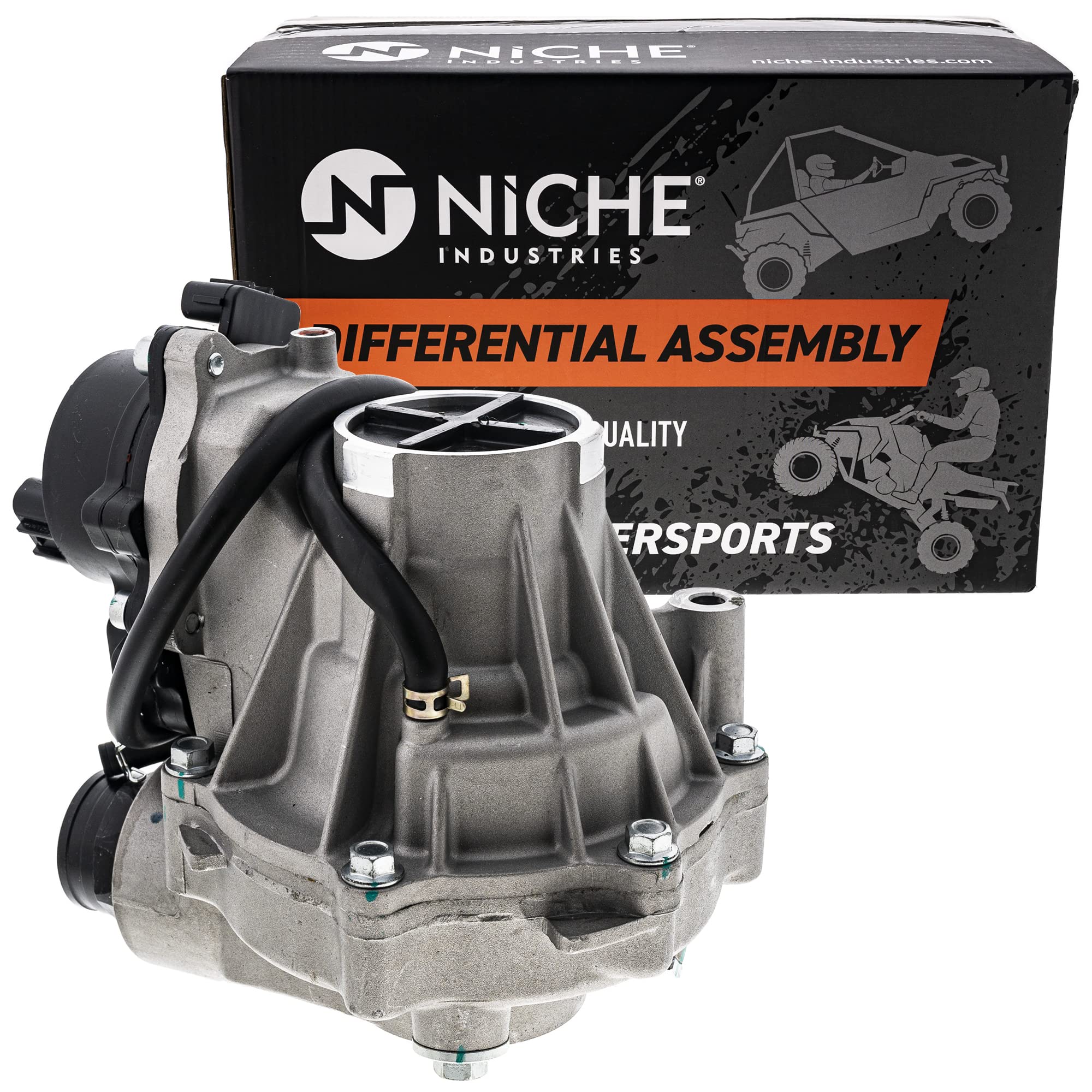 NICHE Front Differential Gear Case for Yamaha Grizzly 660 - Gray, OEM 5KM-46160-15-00