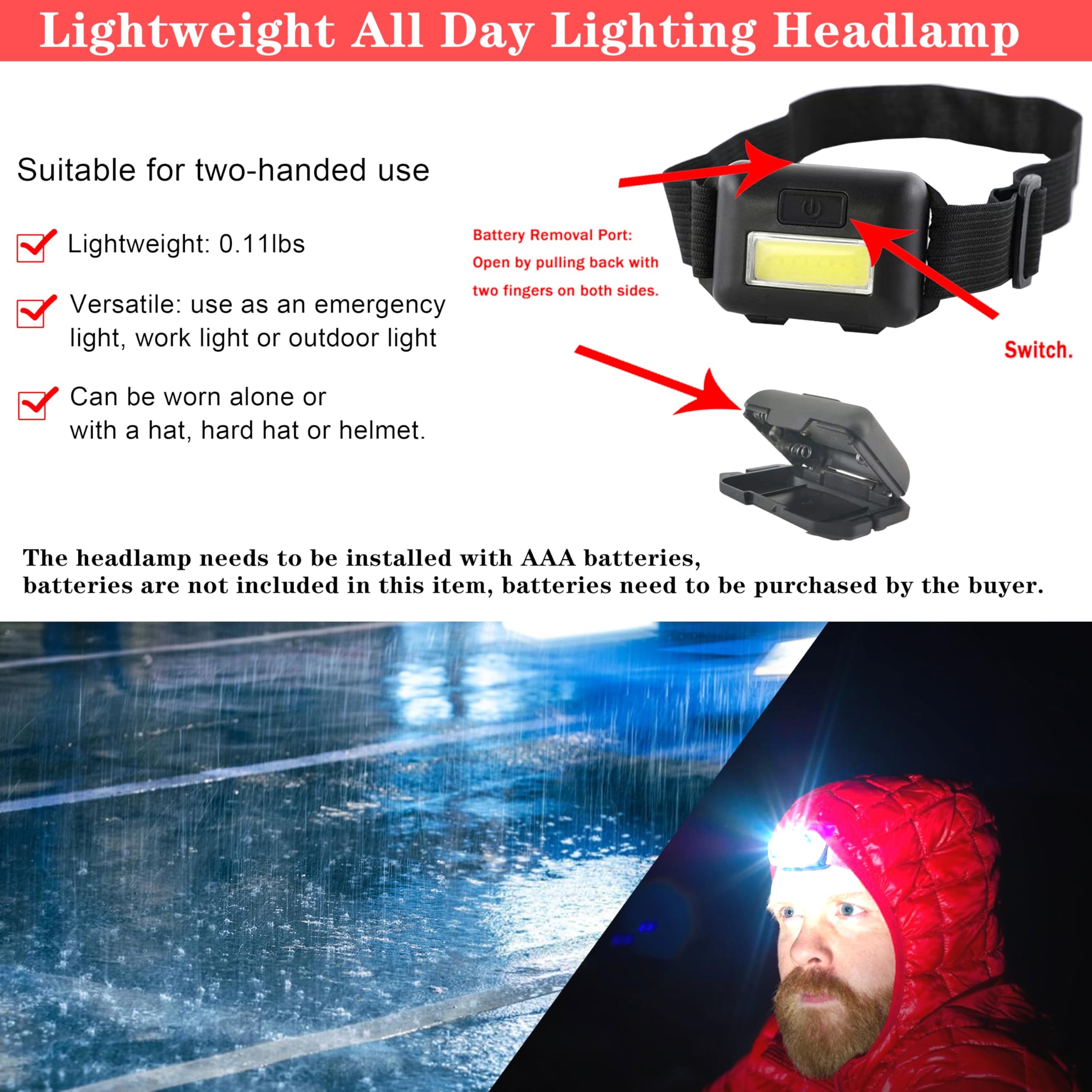 Lianxin Emergency Car Kit - Premium Roadside Assistance Kit For Cars With Jumper Cables, Headlamp, Folding Shovel & Tow Strap Al