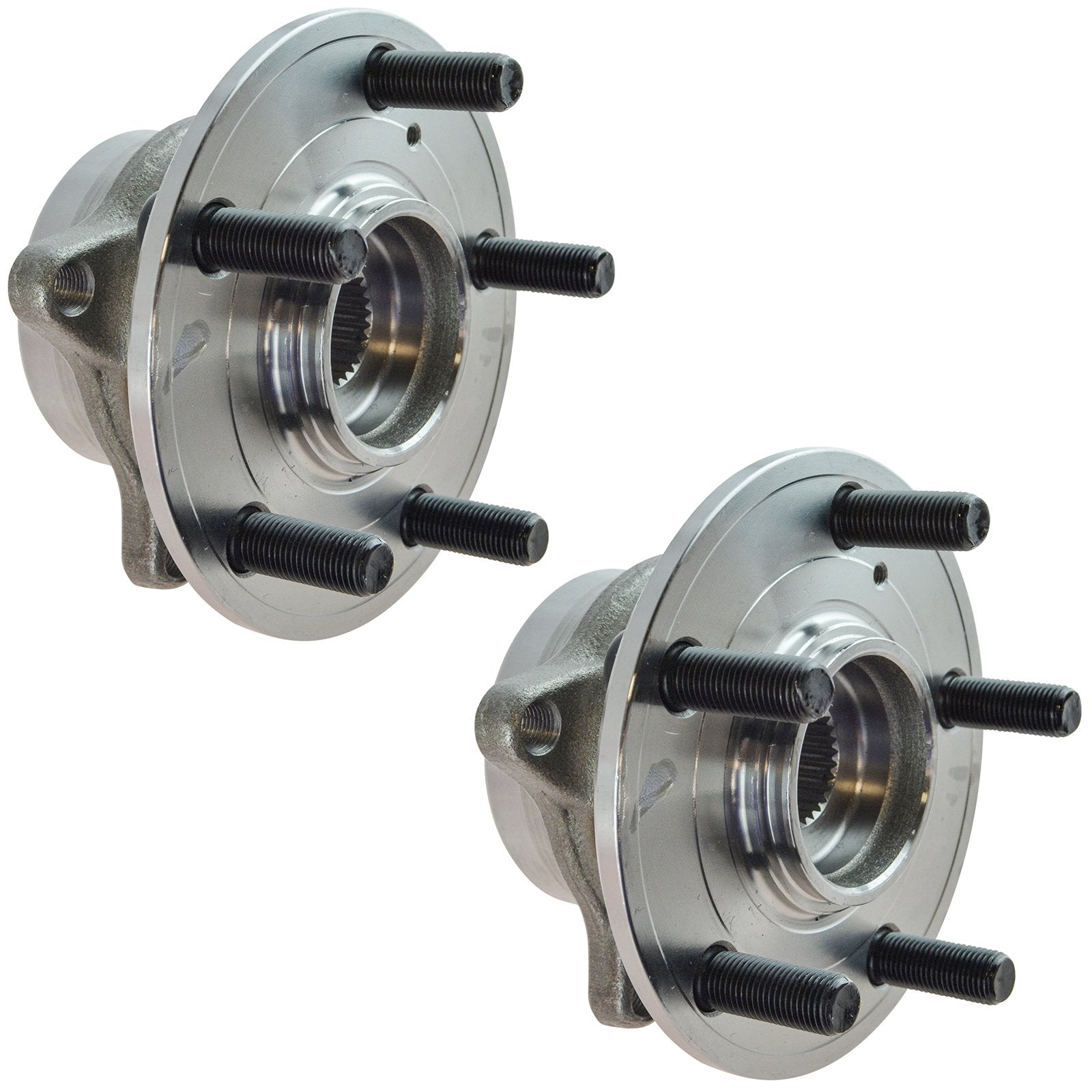 Trq Front Wheel Hub Bearings Assembly Set Compatible With 2011-2017 Honda Odyssey