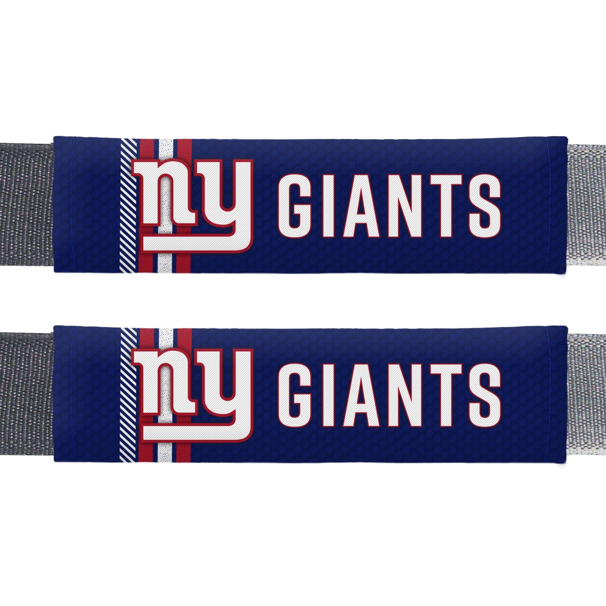Fremont Die NFL New York Giants Rally Seat Belt Pads, Universal Fit, Universal Fit, Team Colors