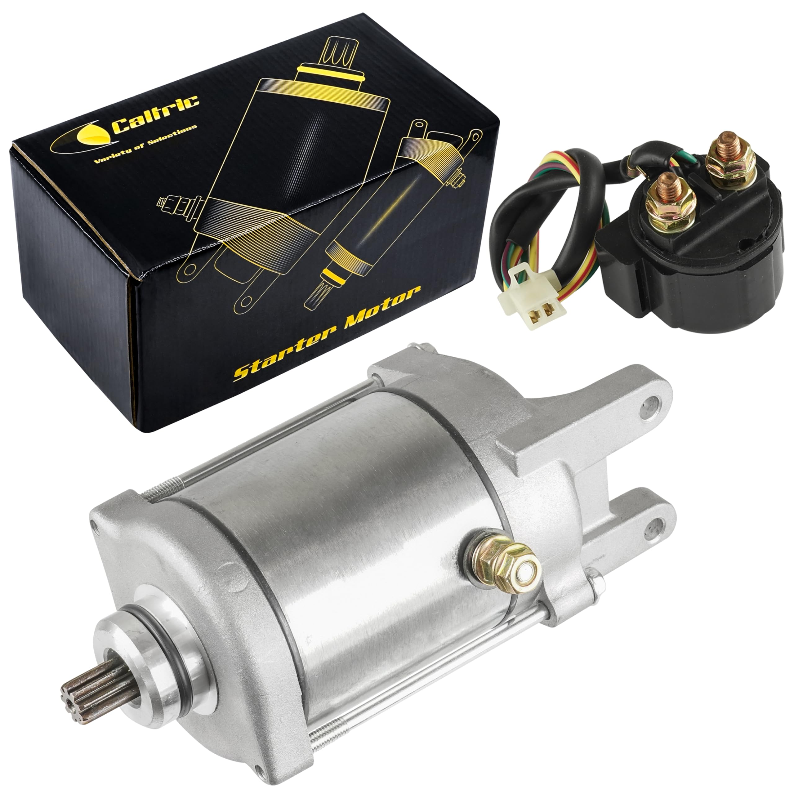 Caltric Starter and Relay Solenoid Compatible with Arctic Cat 250 DVX 2006 2007 2008