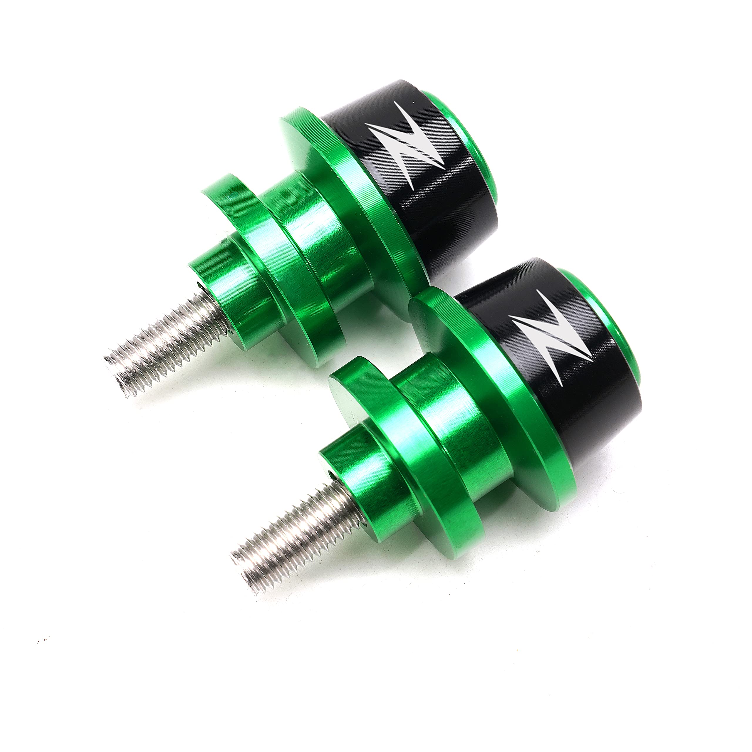 Motorcycle M8 Swing Arm Spools Sliders, Cnc Swing Arm Stand Screw, Swingarm Stand Paddock Compatible For Kawasaki Z800 Z1000 Z10