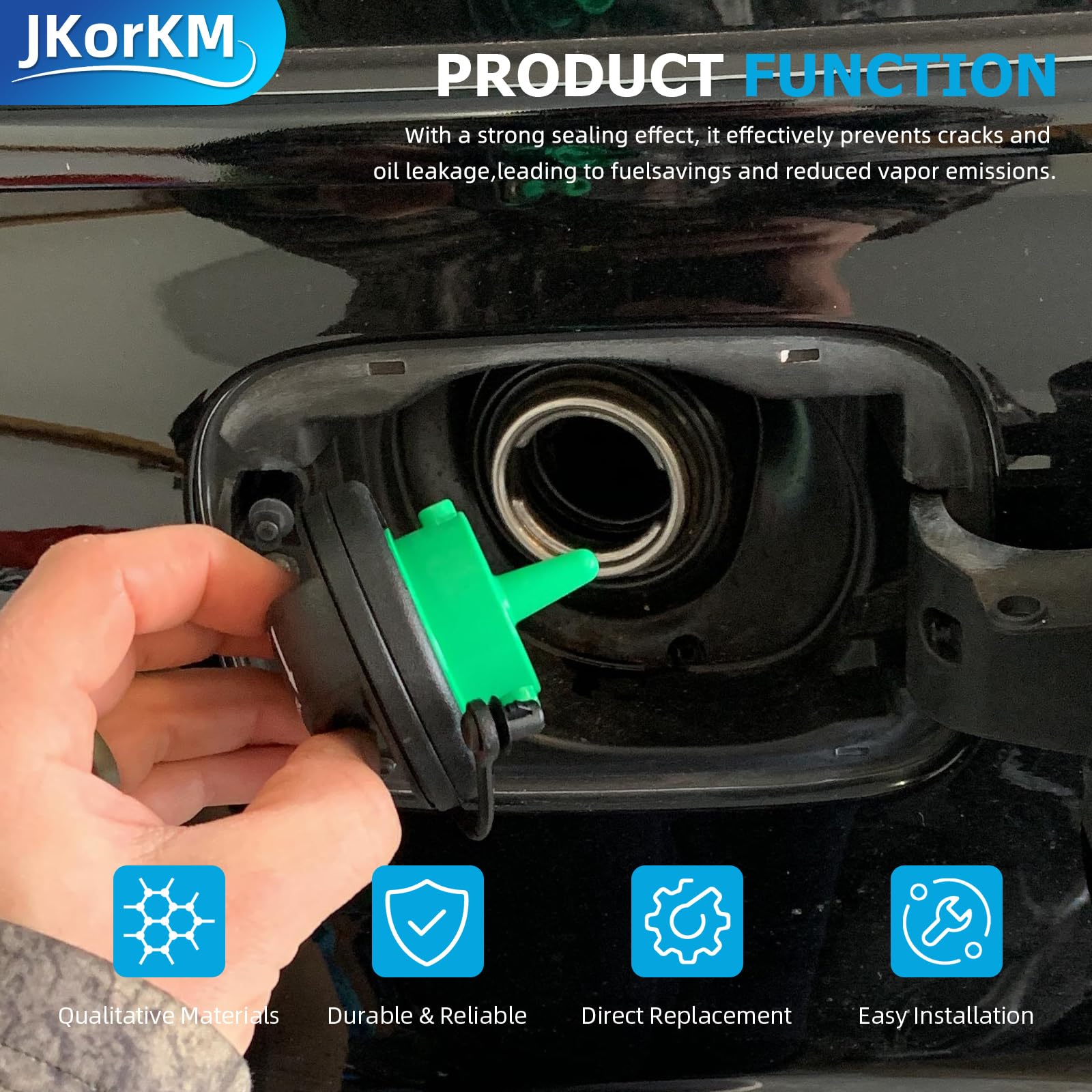 Jkorkm Gas Cap, Fuel Tank Cap For Audi A4 A5 A8 Quattro Q5 Rs5 S4 S5 S8 Sq5 Allroad,For Volkswagen Vw Jetta, Golf Alltrack R Spo