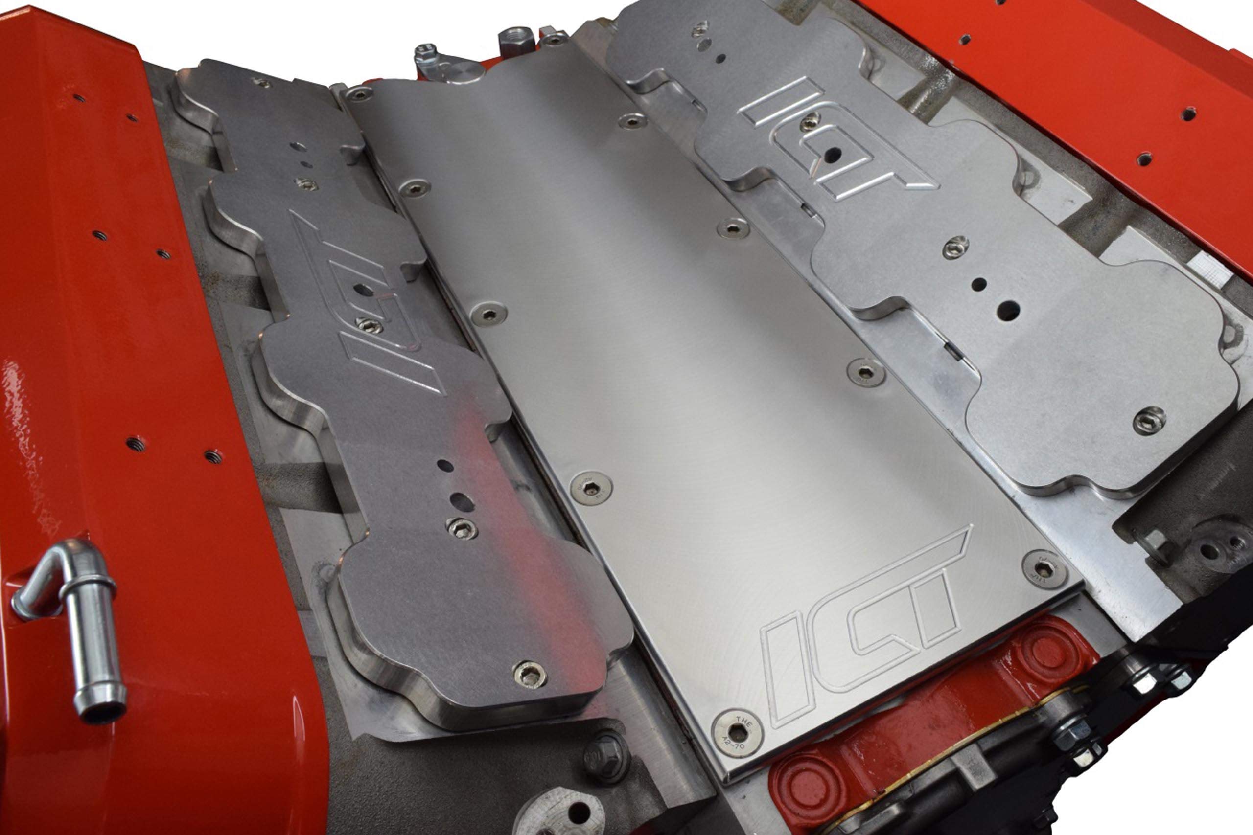 Ict Billet Ls Gen Iii (3) Valley Pan Cover Plate Billet Aluminum Low Profile (No Knock Sensor) Lsx Ls1 Lm7 Lr4 Lq4 Ls6 L59 Lq9 L