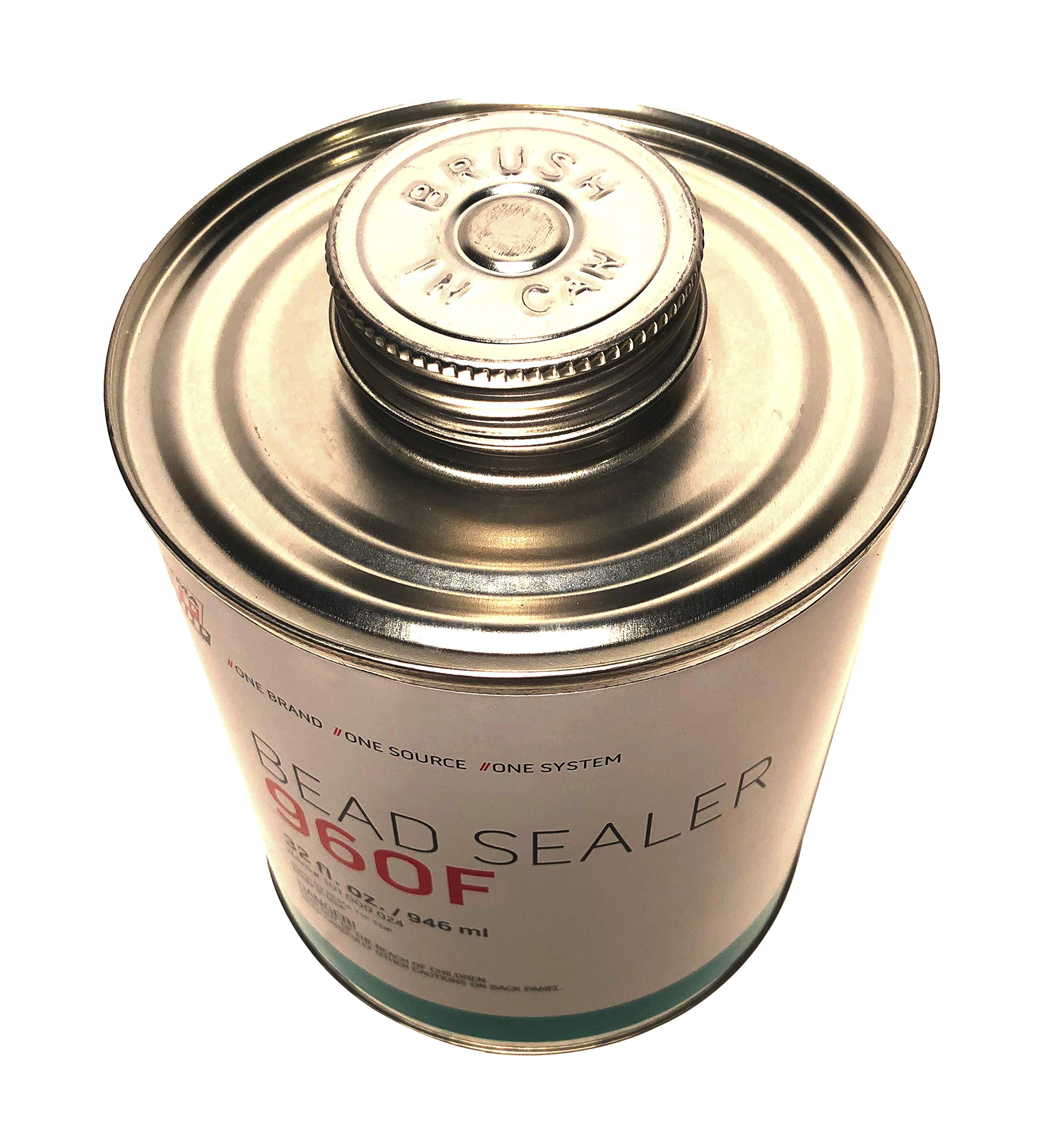 Rema Tip Top Tire Bead Sealer - 32 fl. oz. Can with Brush Top, Ideal for Tire Maintenance