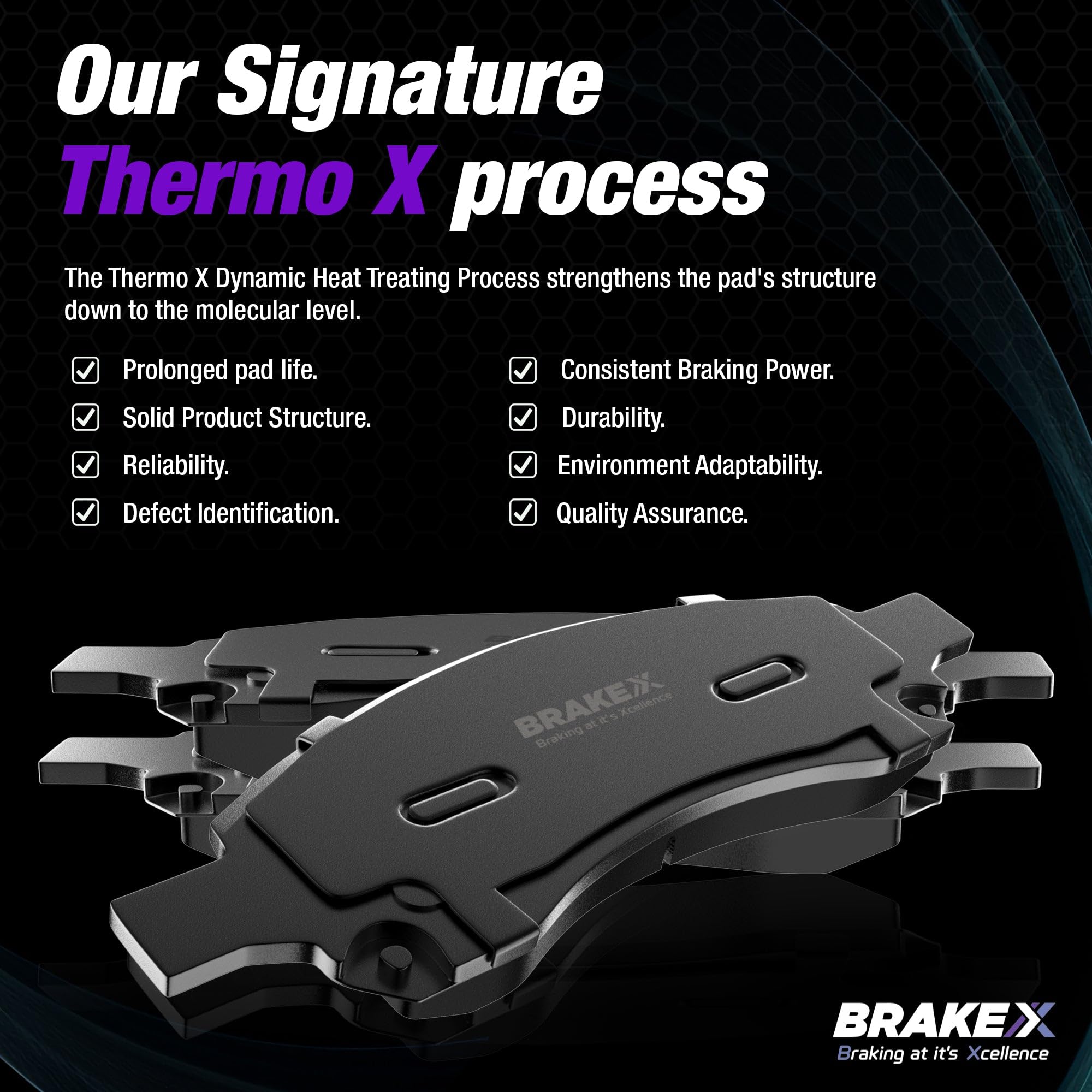 Brake X Rear Brake Pads And Rotors Kit Replacement For 2016-2017 Ford Edge | Aegis Geomet Coated Rotors And Alpha Ceramic Brake