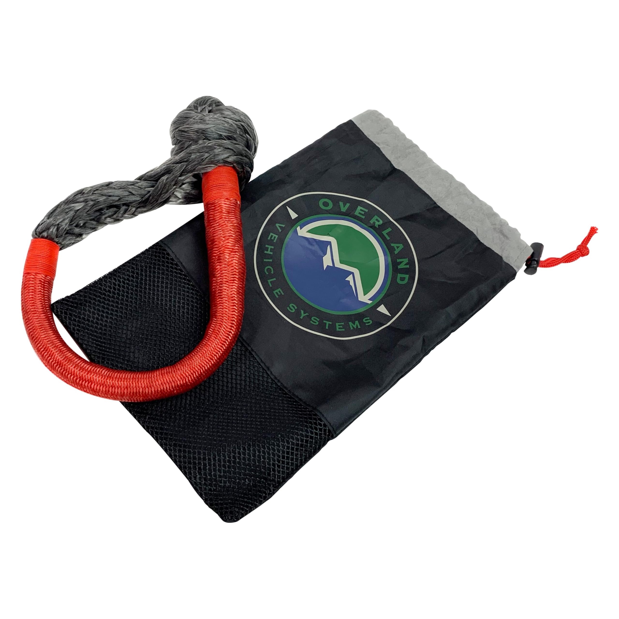 Overland Vehicle Systems Ovs 19149903 Soft Shackle 5/8' 44,500 Lb. With Loop & Abrassive Sleeve - 23' With Storage Bag