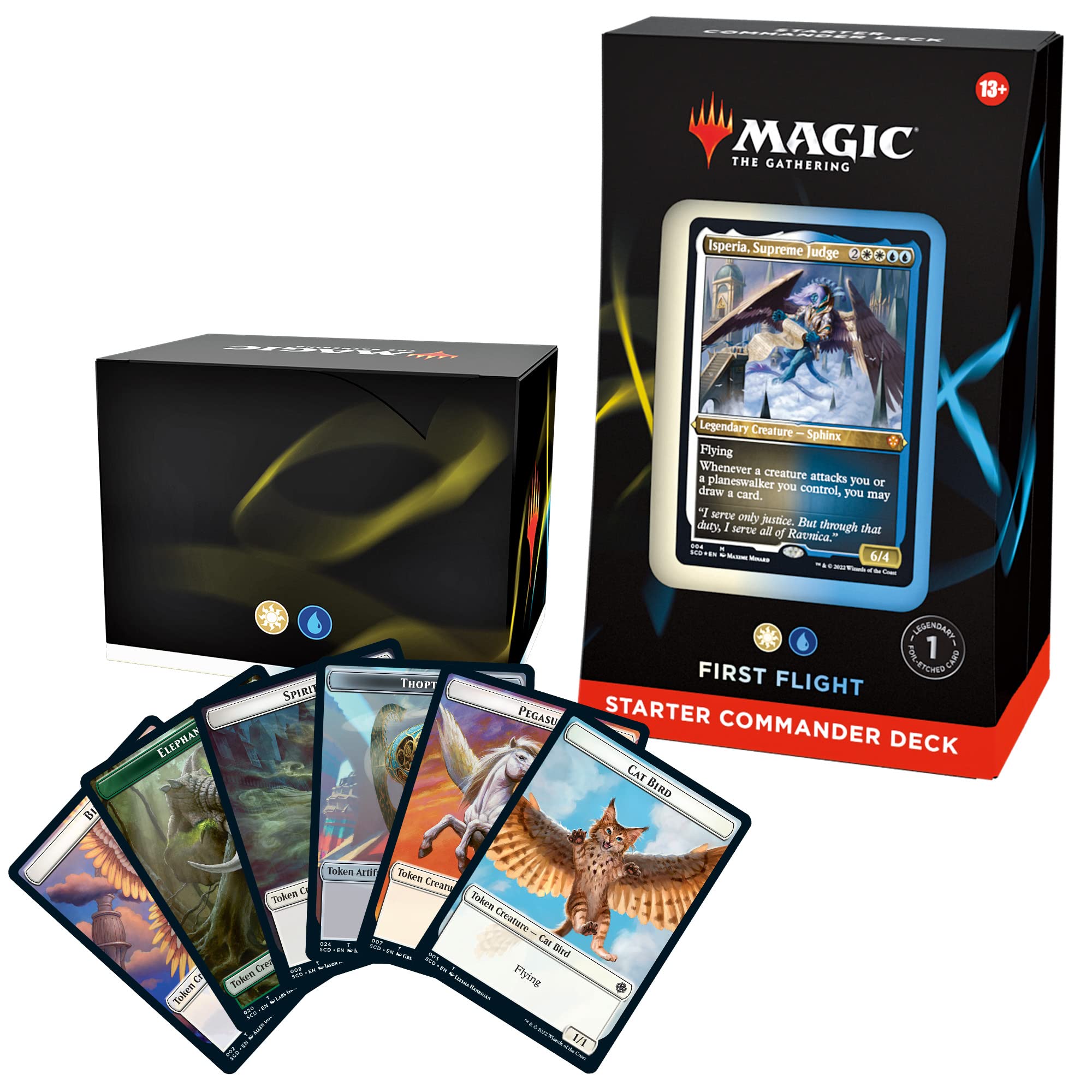 Magic: The Gathering Starter Commander Deck - First Flight (White-Blue)-New