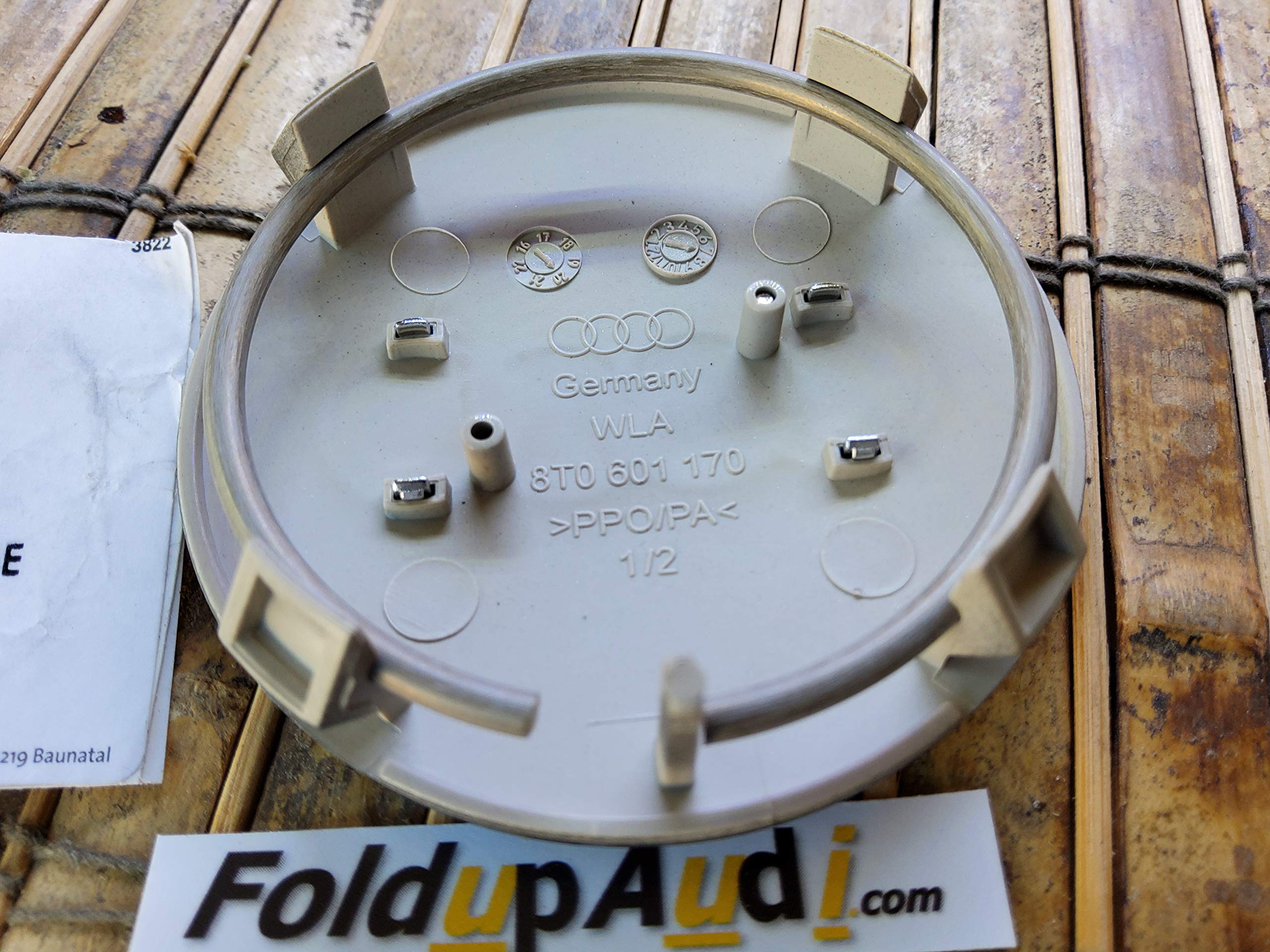 OEM AUDI A8 A6 A4 QUATTRO A3 S8 S6 RS4 Q7 2006-2009 2-5/16'' WHEEL CENTER CAP HUBCAP 8T0-601-170 Hol # 58811
