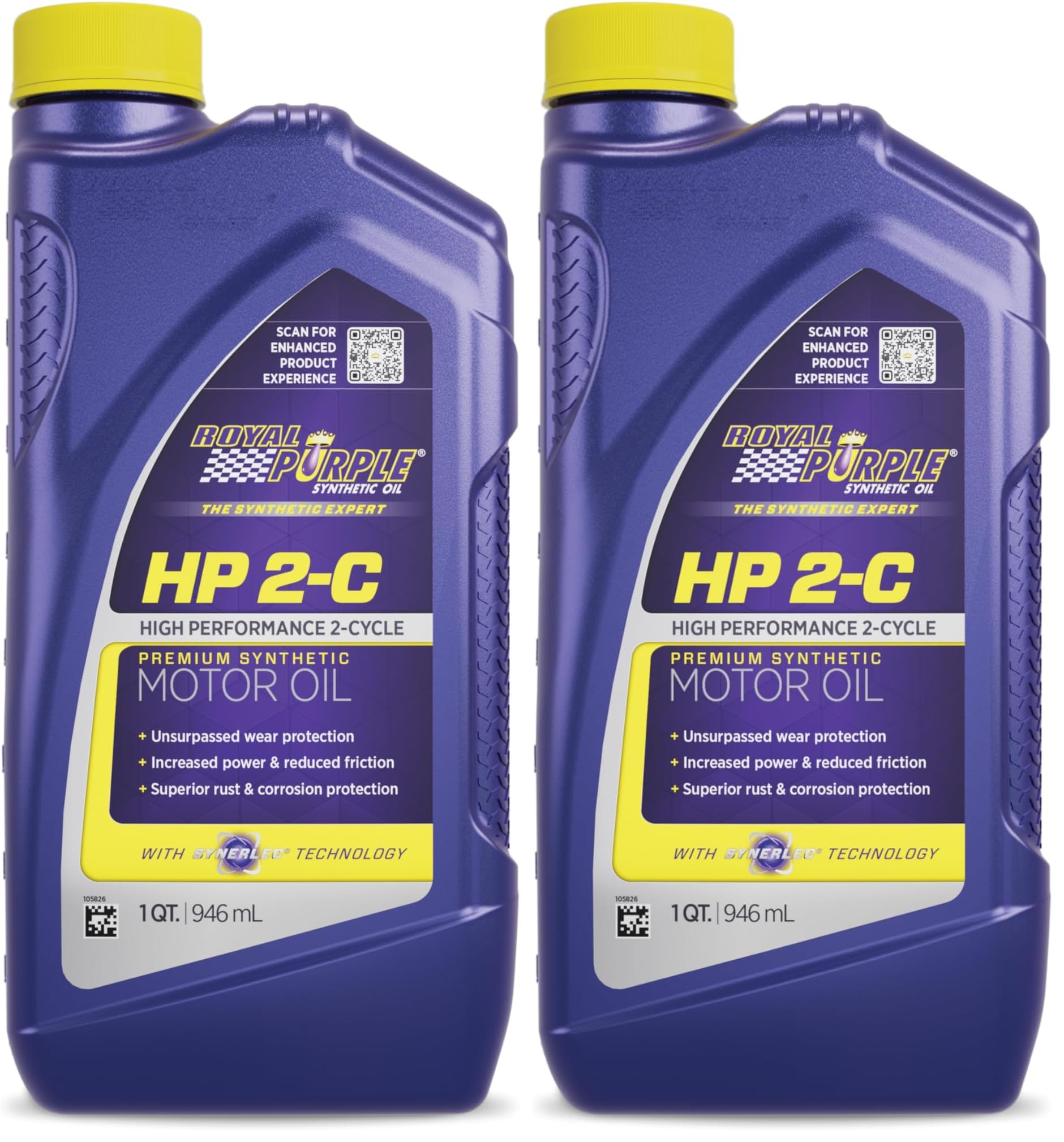 Royal Purple ROY01311 HP 2-C High Performance 2-Cycle Oil 01311-1 QT (Pack of 2)