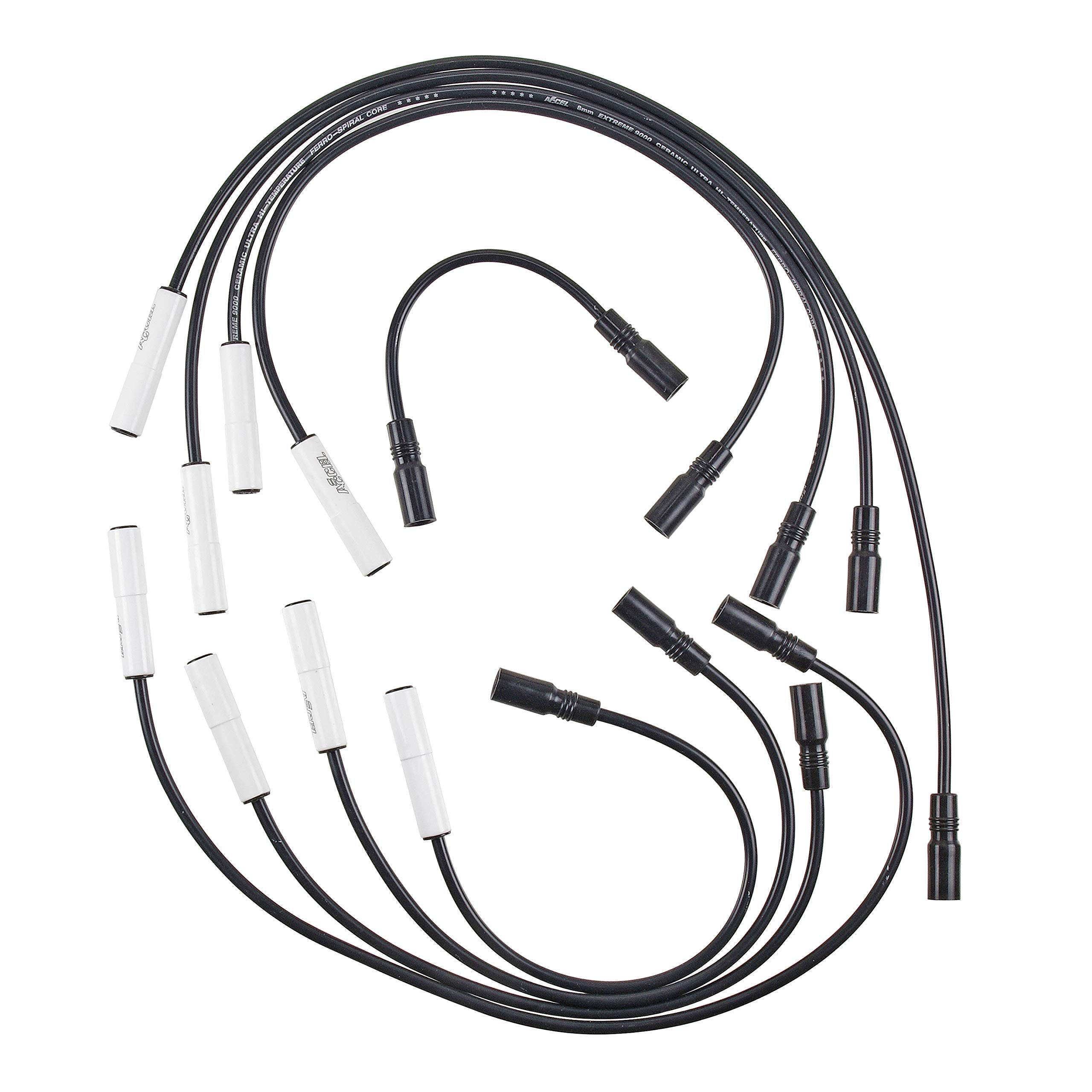 Accel 9043C Extreme 9000 Spark Plug Wire Set Ceramic Boot