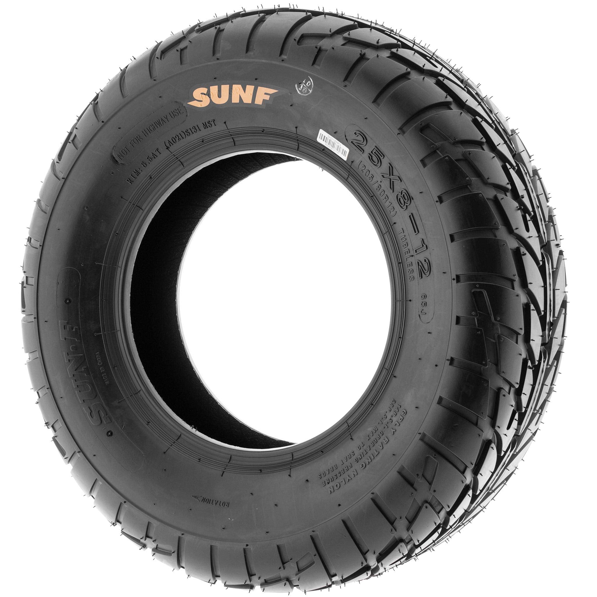 SunF 25x10-12 25x10x12 Hardpack Race Sport ATV UTV Tire 6 PR A021 - SET of 4