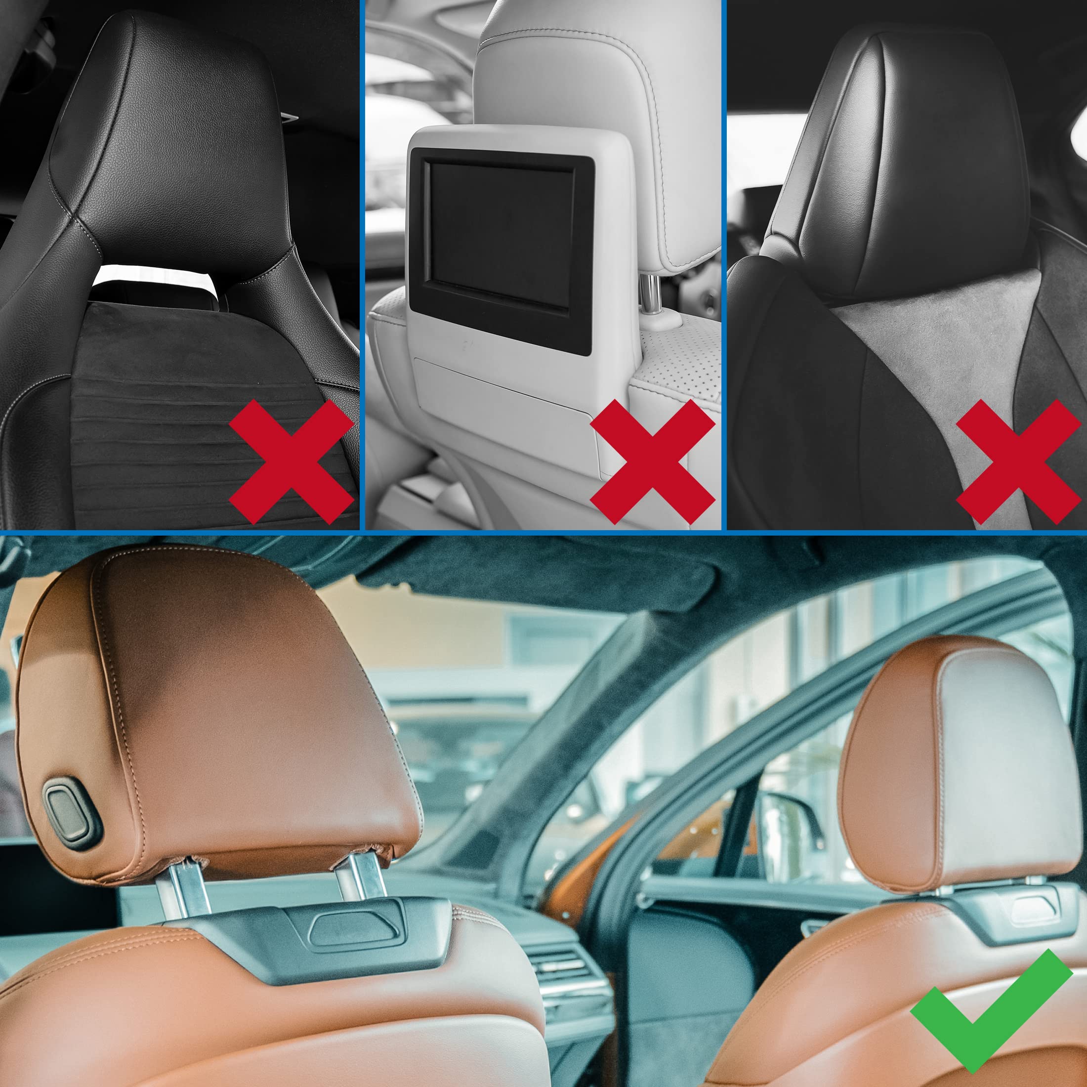 Mount-It! Car Table Tray - Adjustable Height & Tilt, Fits All Models, for Laptops, Food & Drinks, Model MI-7314