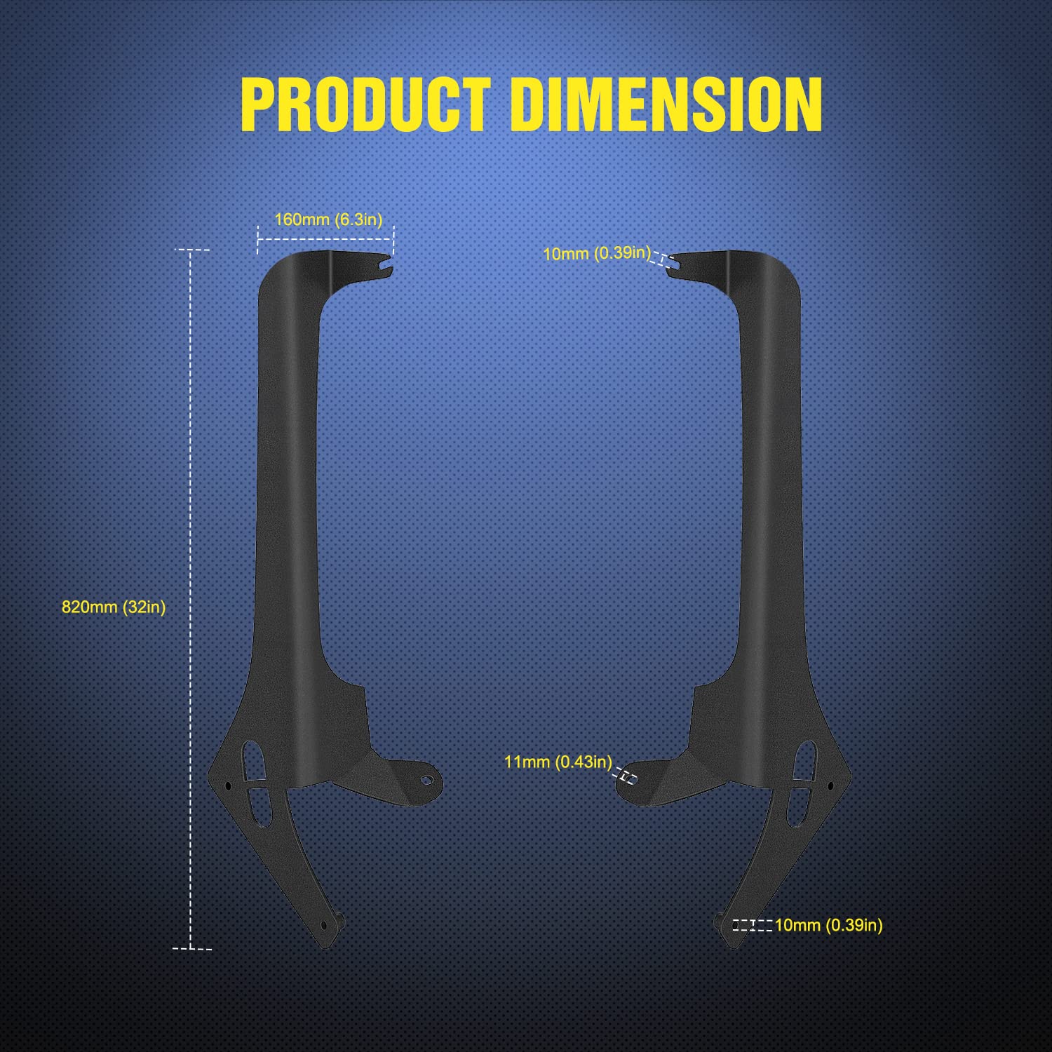 Nilight Windshield Frame Mounting Bracket For 52Inch Led Light Bar For 2018 2019 2020 2021 2022 2023 Wrangler Jl/Jlu Unlimited,