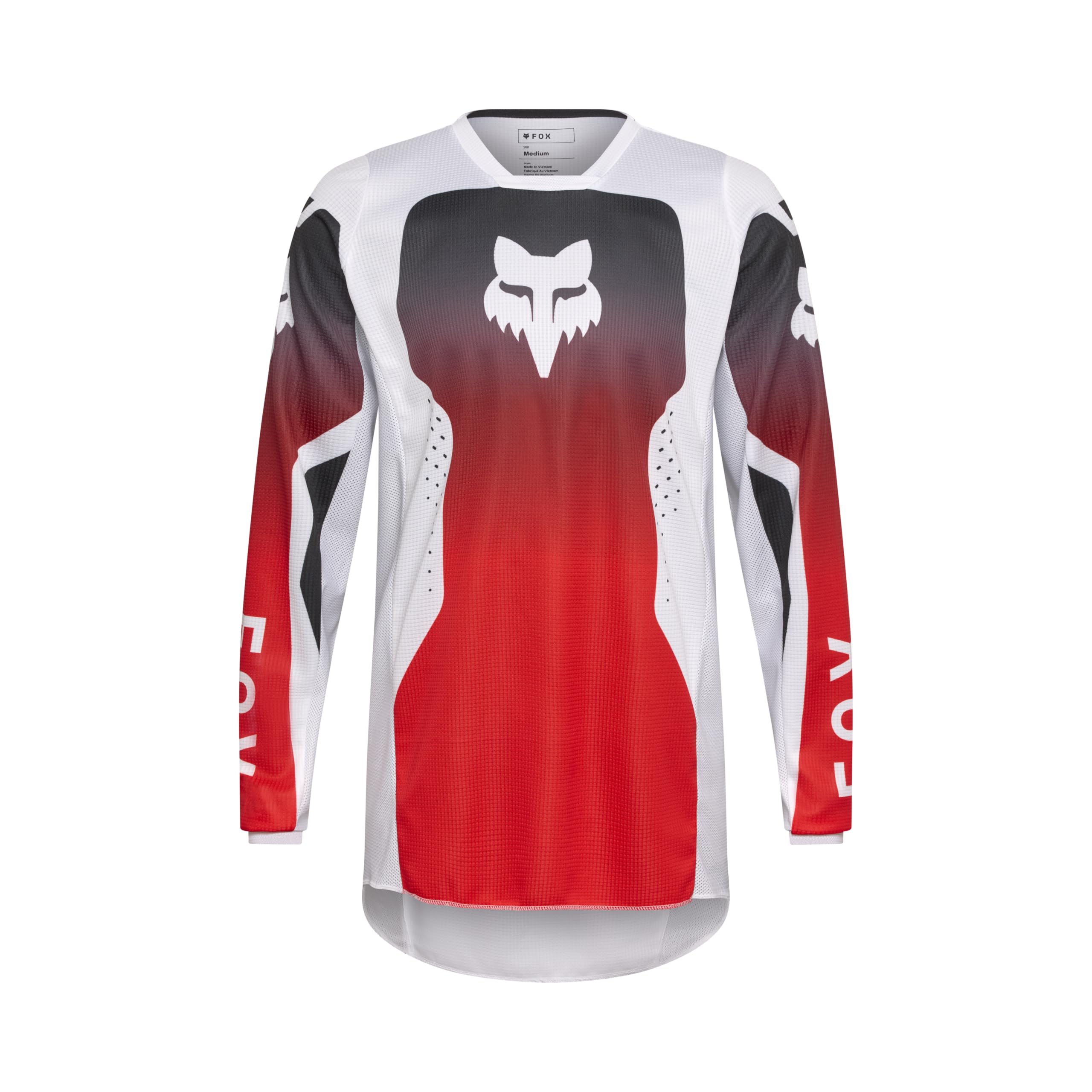 Fox Racing Mens 180 Shield Motocross Dirt Bike Jersey, Fluorescent Red, X-Large