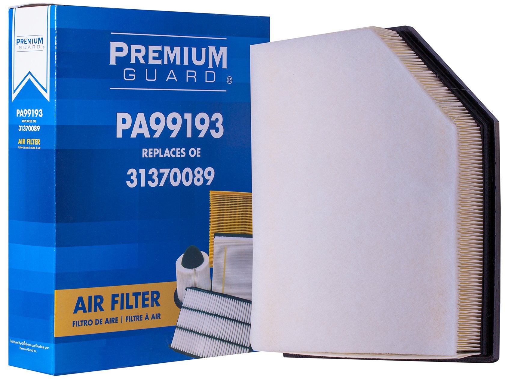 Pg Engine Air Filter Pa99193  Fits 2023-16 Volvo Xc90, 2023-19 Xc60, 2023-20 S60, 2023-17 S90, 2023-20 V60 Cross Country, 2022-1