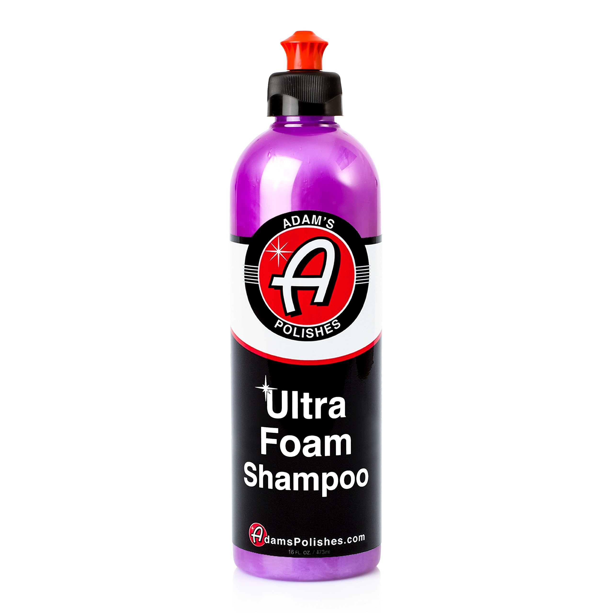 Adam'S Polishes Ultra Foam Shampoo 16Oz - Our Most Sudsy Car Shampoo Formula Ever - Ph Neutral Formula For Safe, Spot Free Cleaning - Ultra Slick Formula, Wont Scratch Or Leave Water Spots