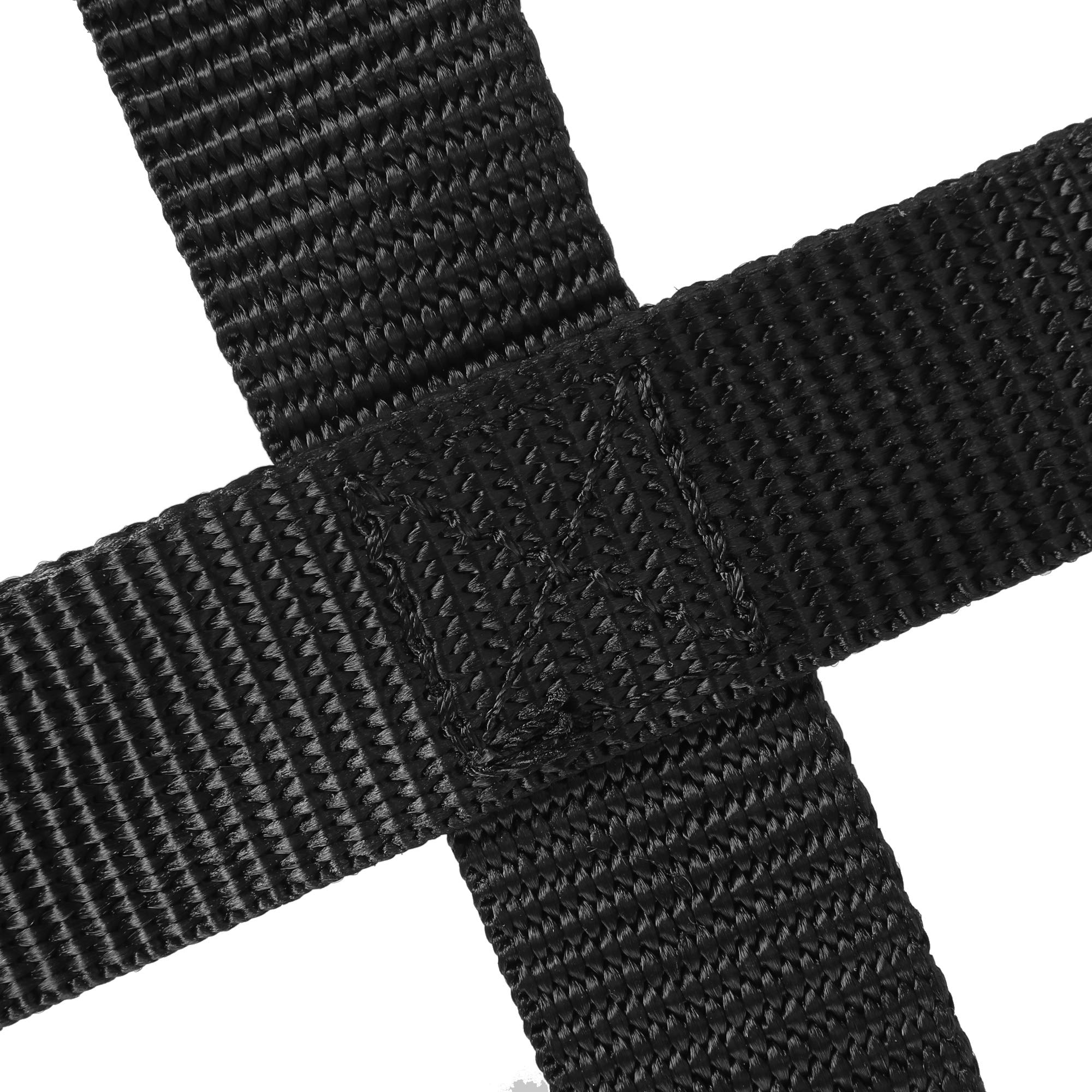 HECASA Nerf Bars for Yamaha Raptor 700 YFM700R, Aluminum, Black Nerf + Black Nets, Model MO-925