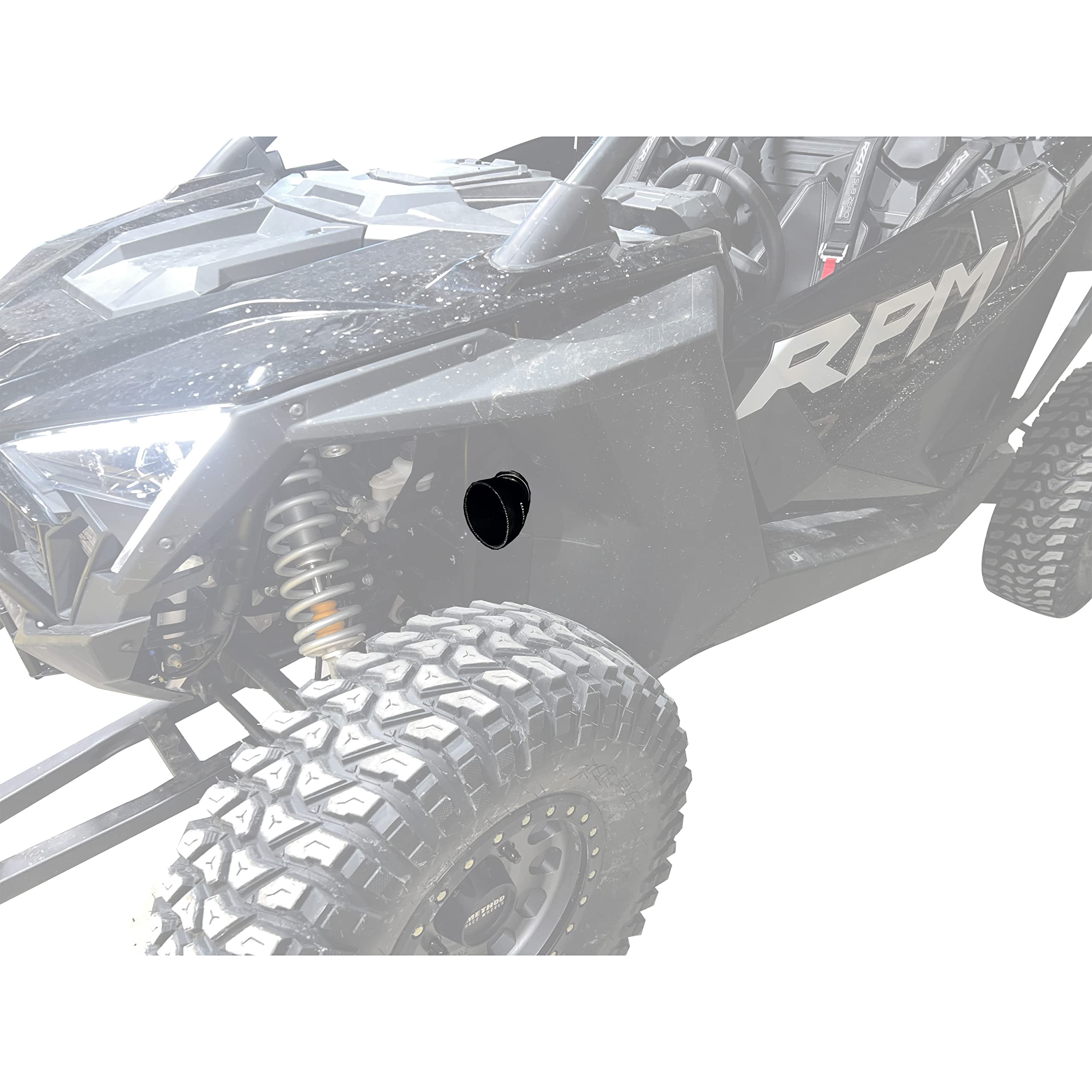 RPM ''Cooler'' Air Vent Kit - 40 Degree Angle Universal UTV Cab Cooling Kit