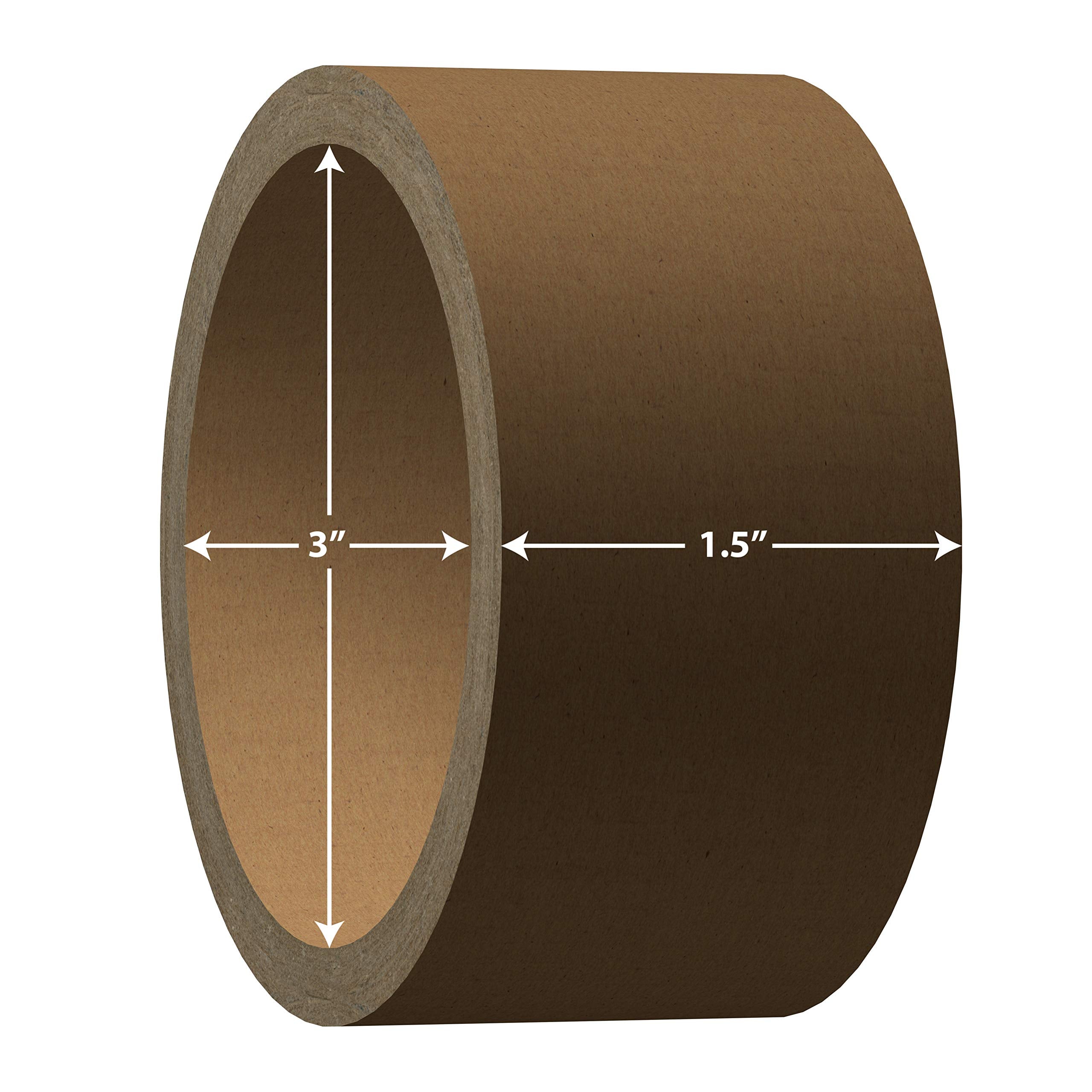 Label Cores 3'' Inner Diameter. Rigid Cardboard. Variety Of Widths Available. (3'' Inner Diameter X 1.5'' Width (50 Cores))