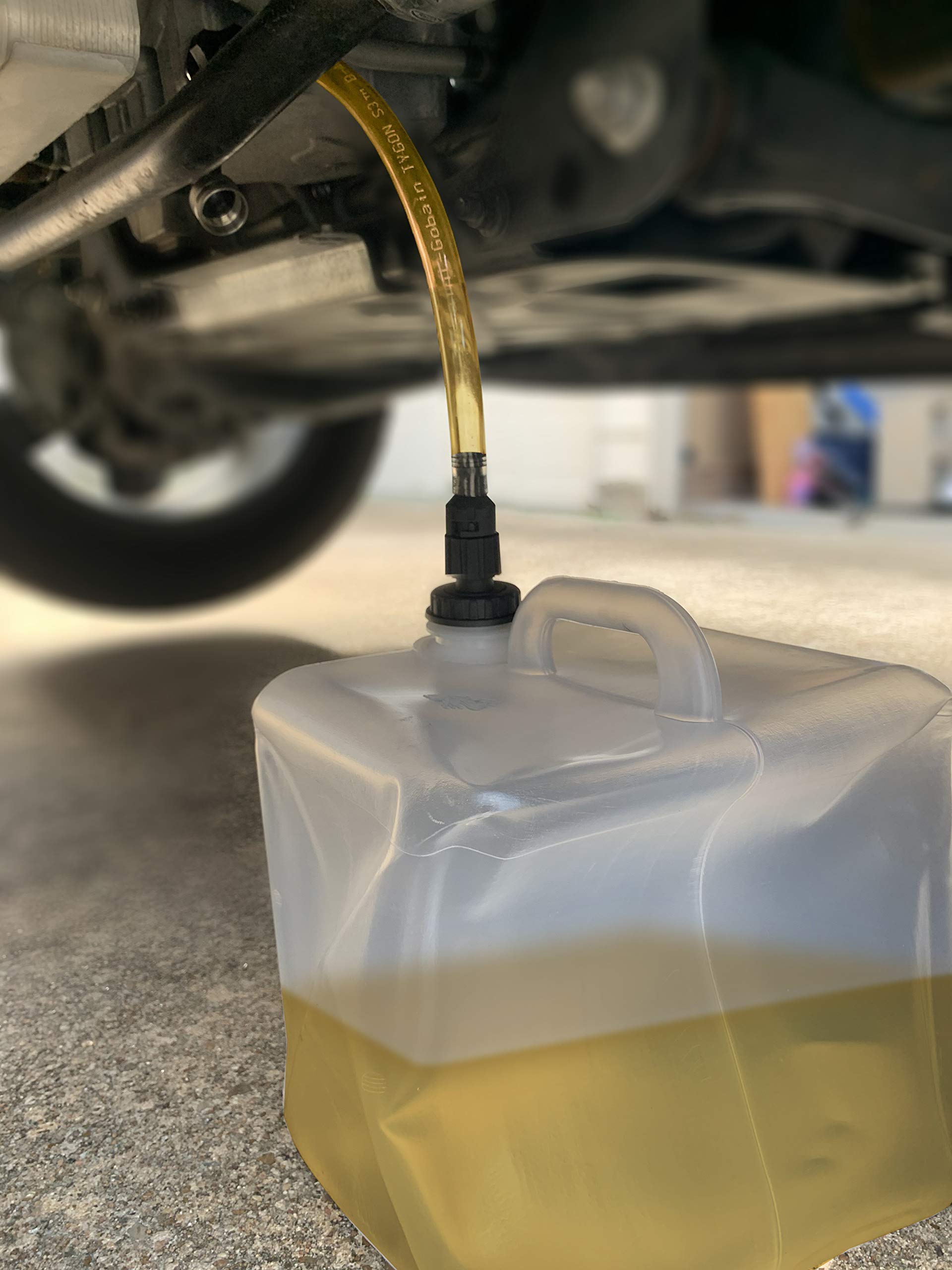 Valvomax Collapsible Oil Drain Bag - 10 Liter (Bag Attachment Sold Separate)