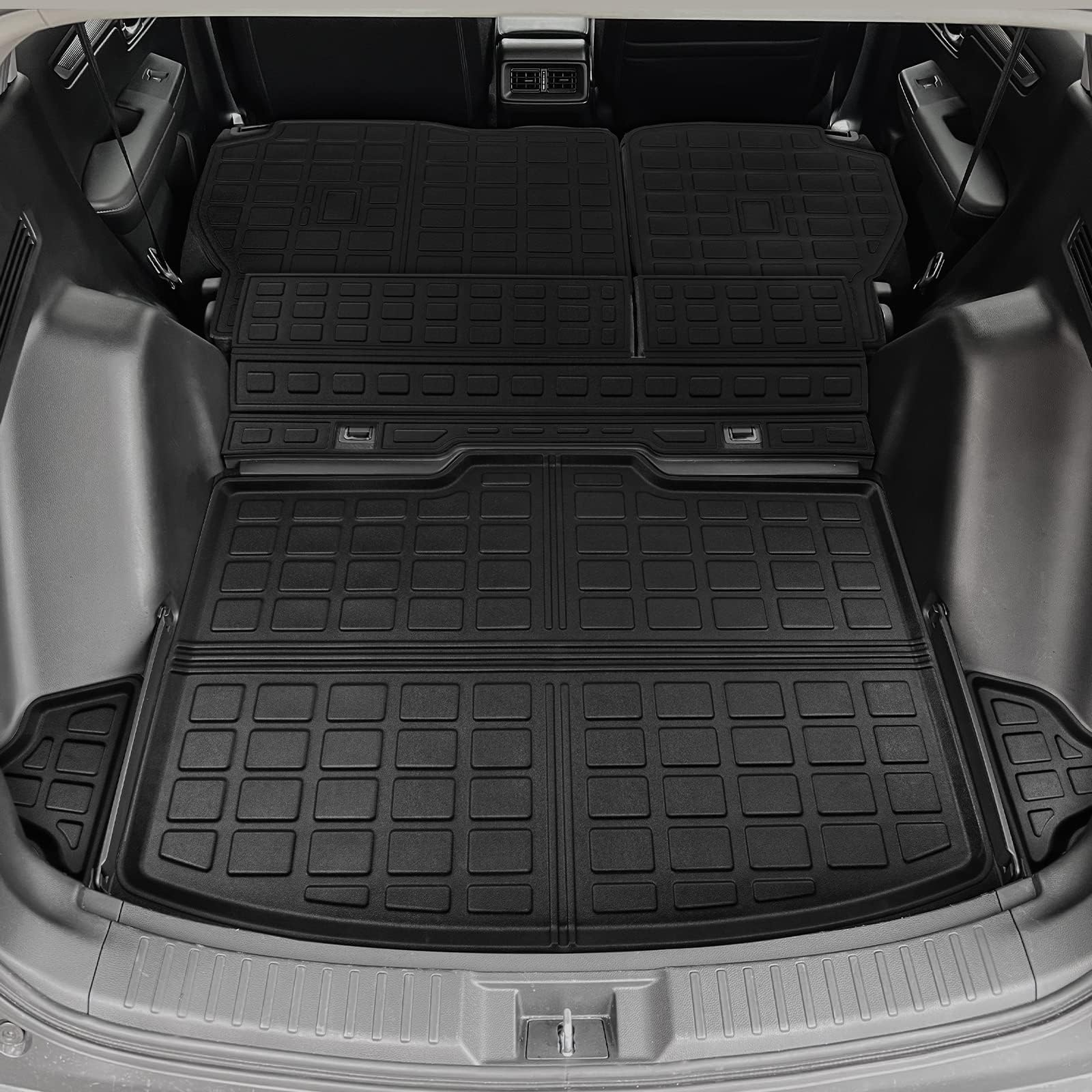 Powoq Cargo Mat Compatible With 2023 2024 Honda Crv Backrest Mat Tpe Trunk Mat Cargo Liner Replacement For 2023 2024 Honda Crv A