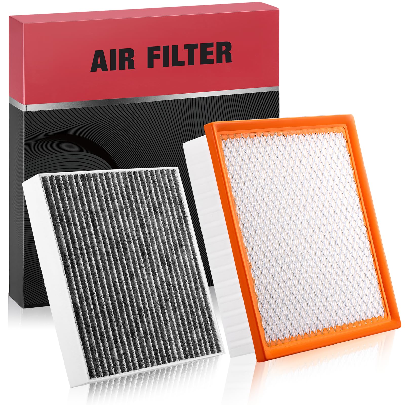 BDFHYK CA10755 Engine Air Filter and CF10285 Cabin Air Filter Compatible with Toyota Avalon Camry Highlander Sienna, Lexus ES350