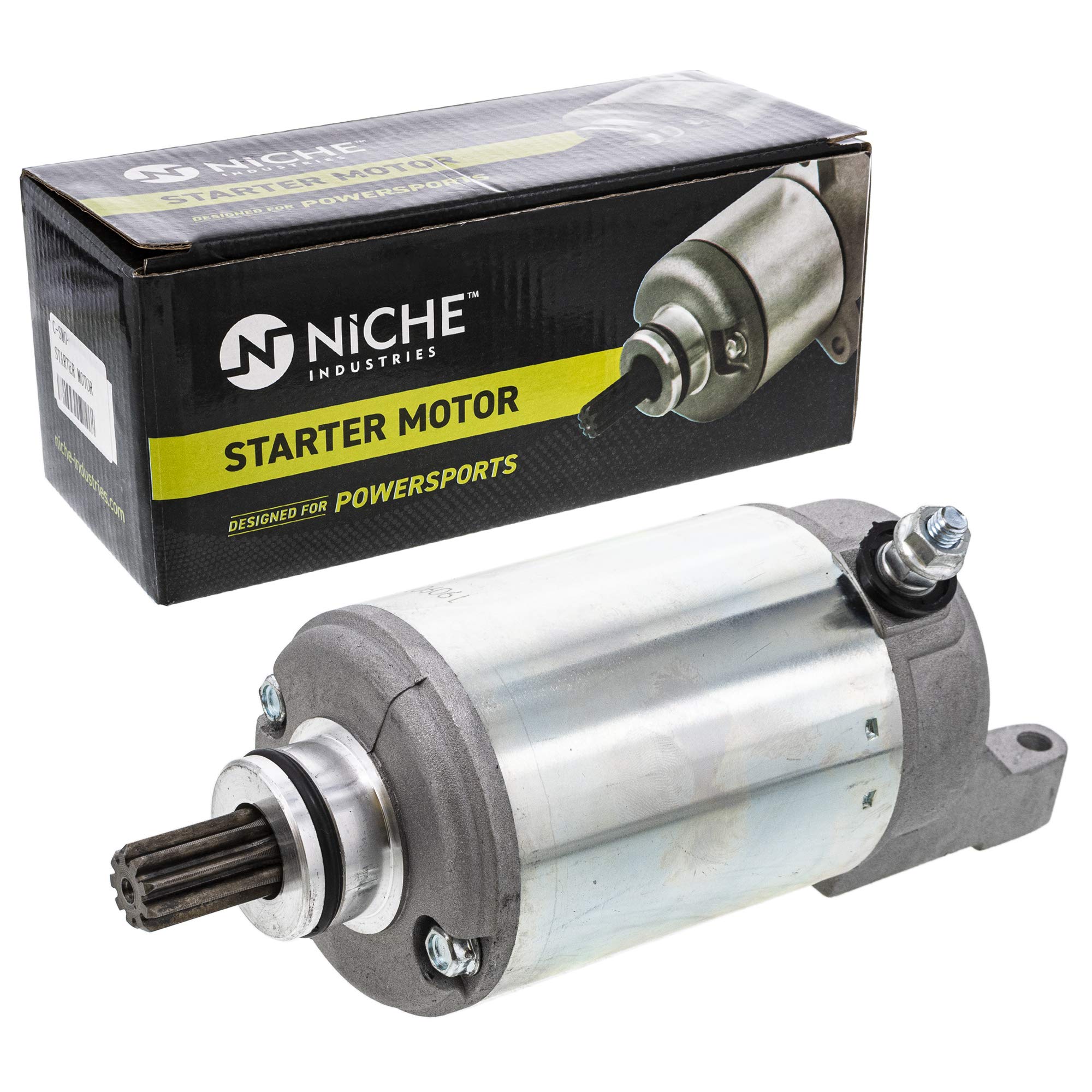 NICHE Starter Motor Assembly 420-296-125 High Torque for 1999-2005 Can-Am Bombardier Traxter 500 650 CVT XT 420296125