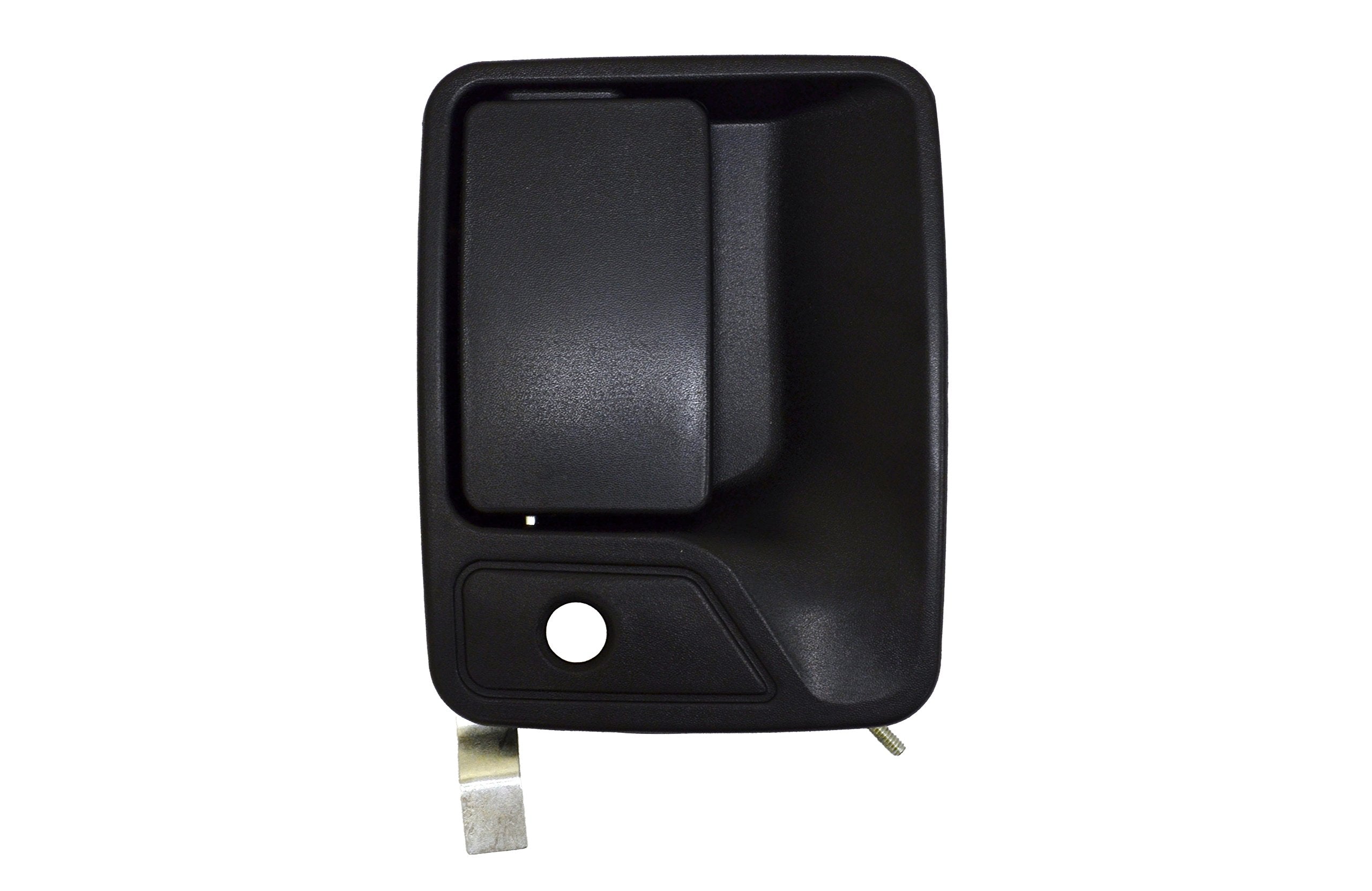 Pt Auto Warehouse Fo-3523A-Fr - Outside Exterior Outer Door Handle, Textured Black - Passenger Side Front