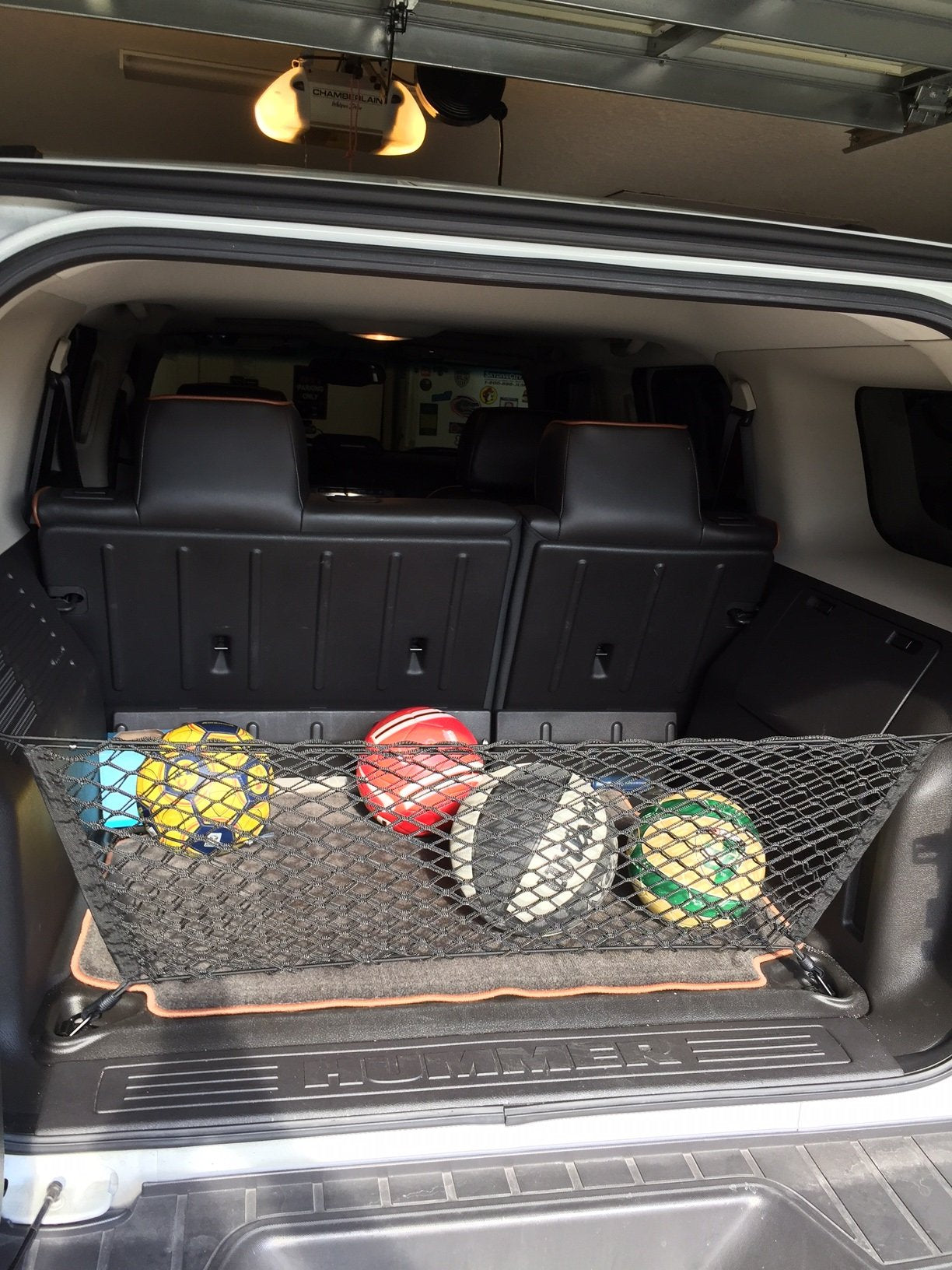 Envelope Style Trunk Cargo Net For Hummer H3 2006-2010