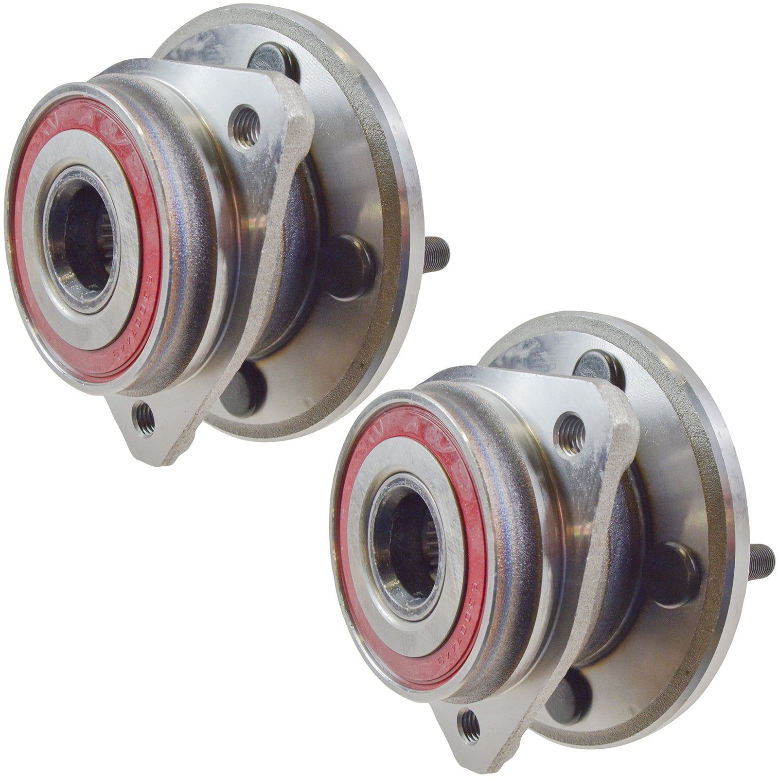 Trq Front Wheel Hub Bearings Assembly Set Compatible With 1999-2001 Jeep Cherokee 1999-2006 Wrangler