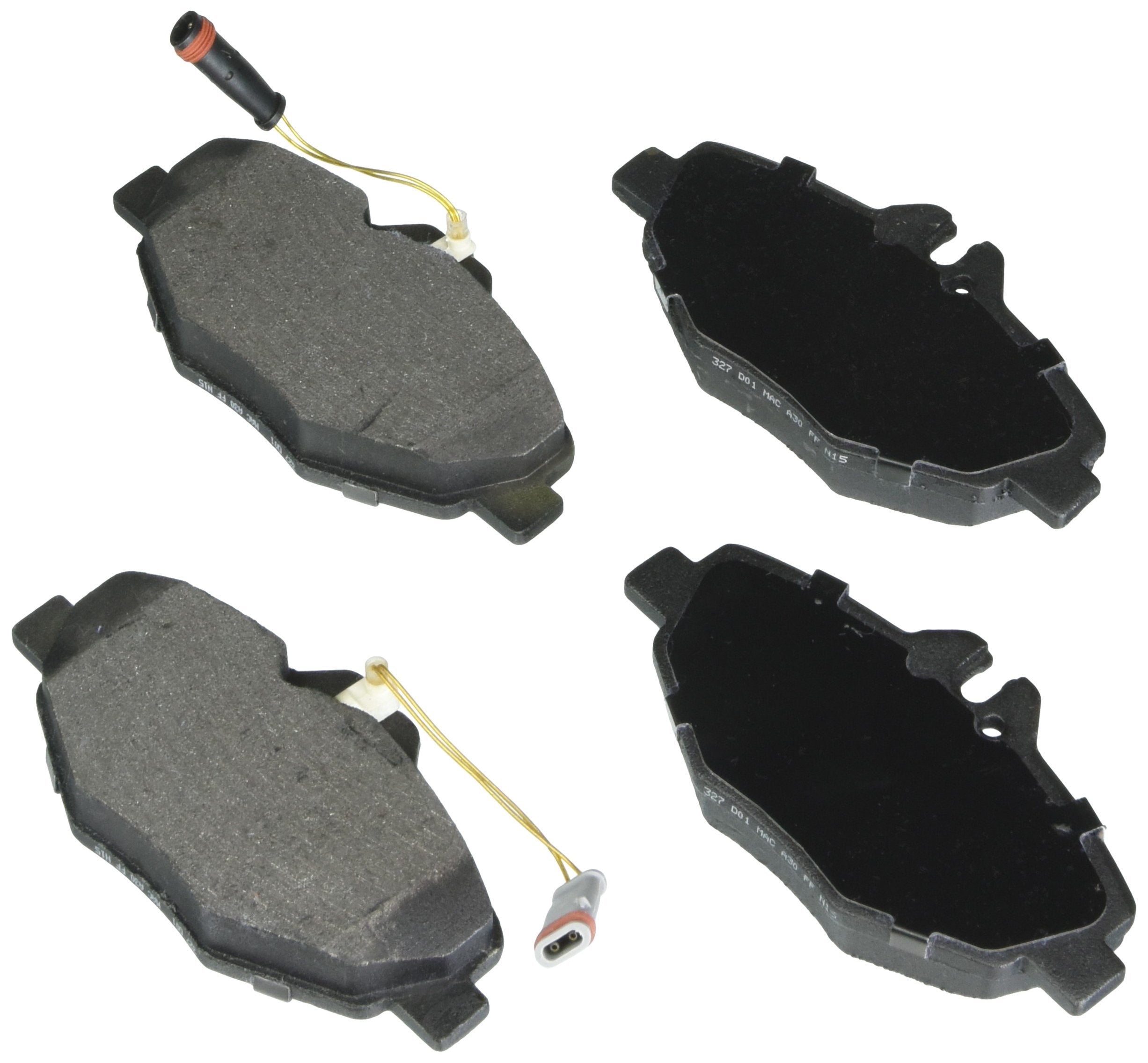BOSCH BE987H Blue Semi-Metallic Disc Brake Pad Set With Hardware - Compatible With Select Mercedes-Benz E320, E350; FRONT
