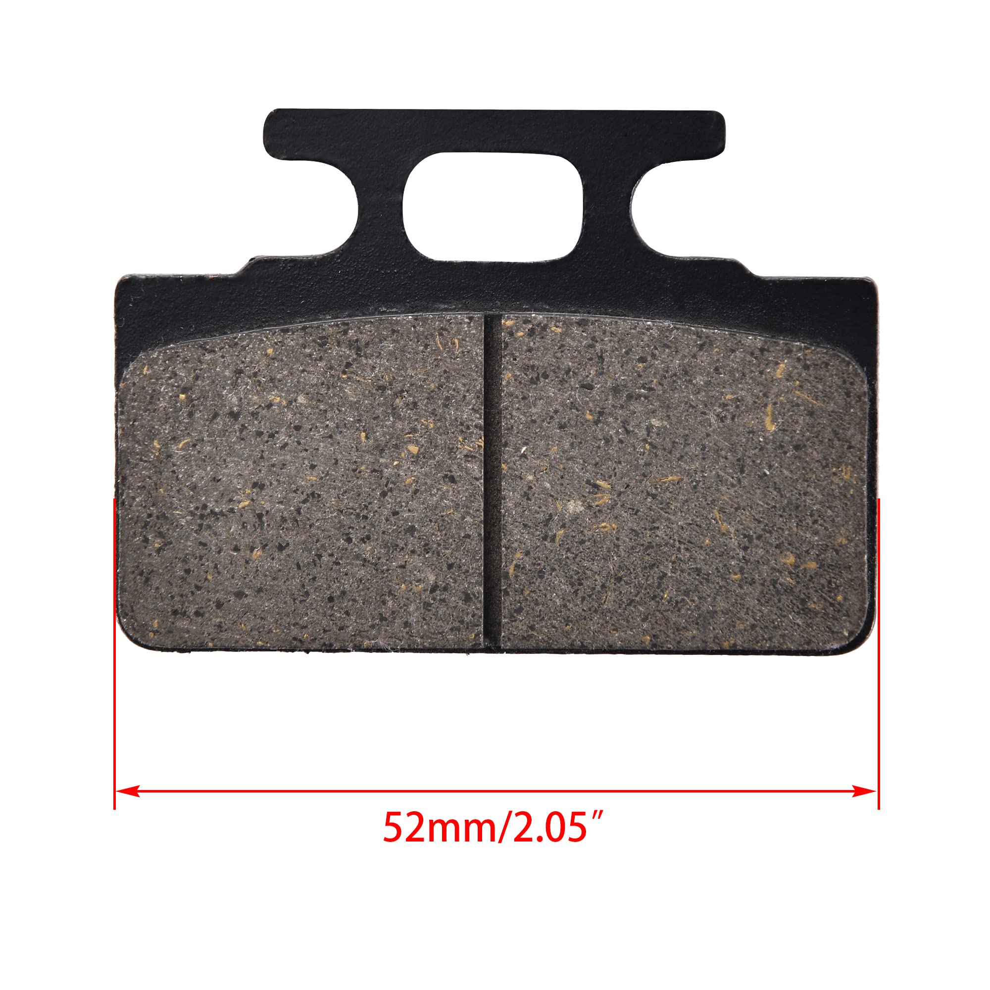 WOOSTAR Front Disc Brake Pads Replacement for 50cc 70cc 90cc 110cc 125cc 150cc GY6 Baja Jonway Lance Dirt Pit Bike Chinese ATV 4