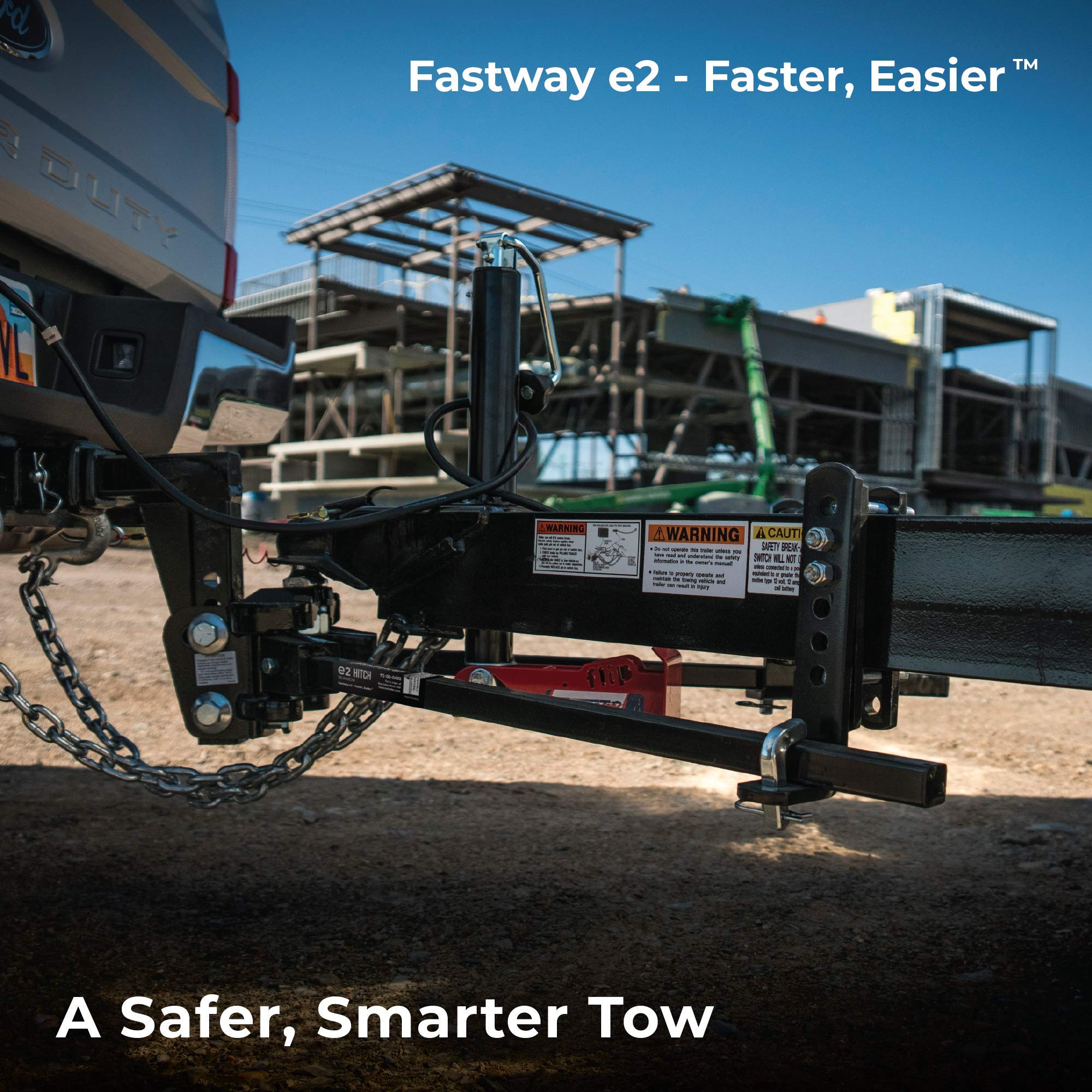 Fastway e2 Sway Control Trunnion Hitch, 6K Capacity, Powder Coated Black, Model 92-00-0600, Includes Standard Hitch Shank