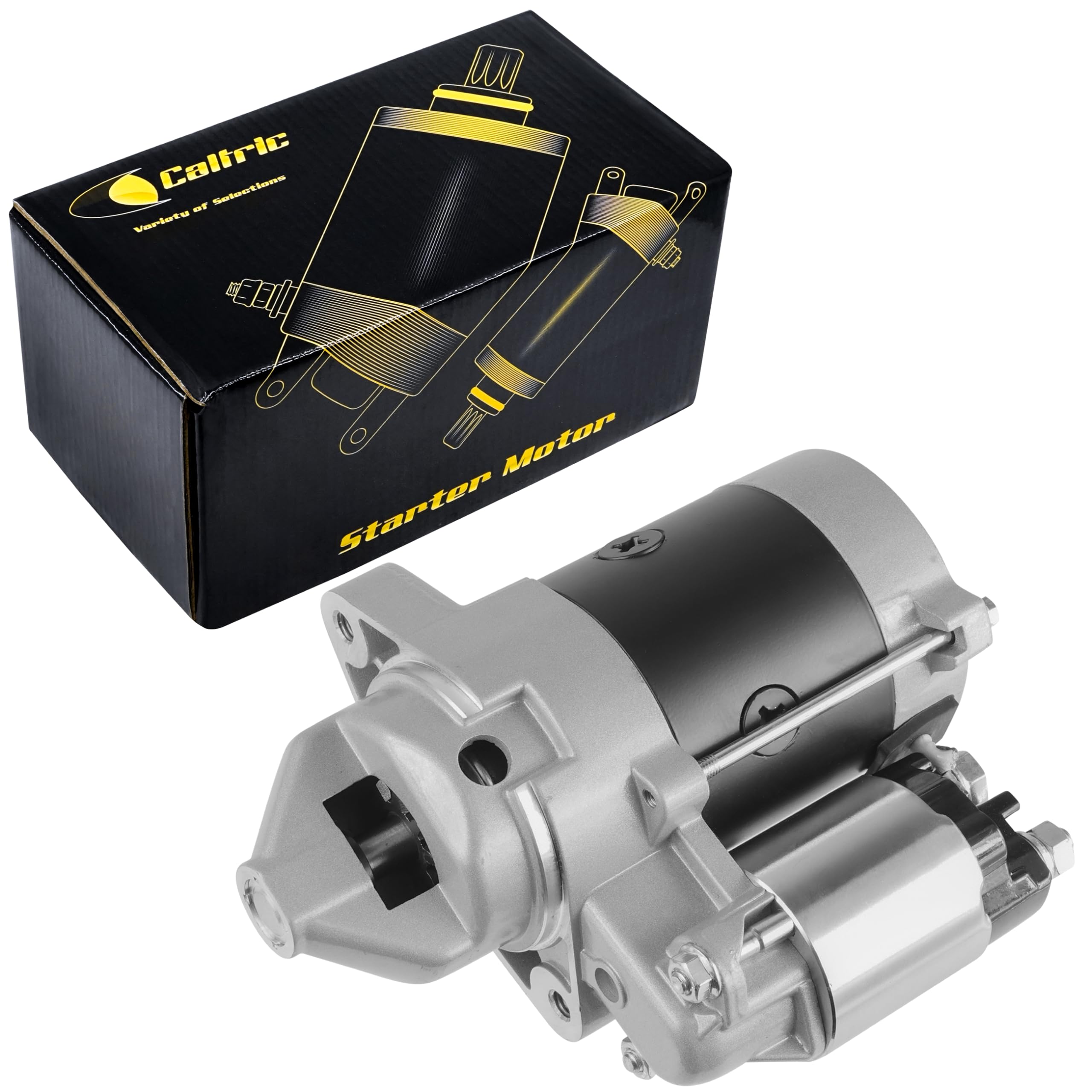 Caltric Starter Compatible with Kawasaki Fc400V Fc401V Fc420V 12.5-14 Hp