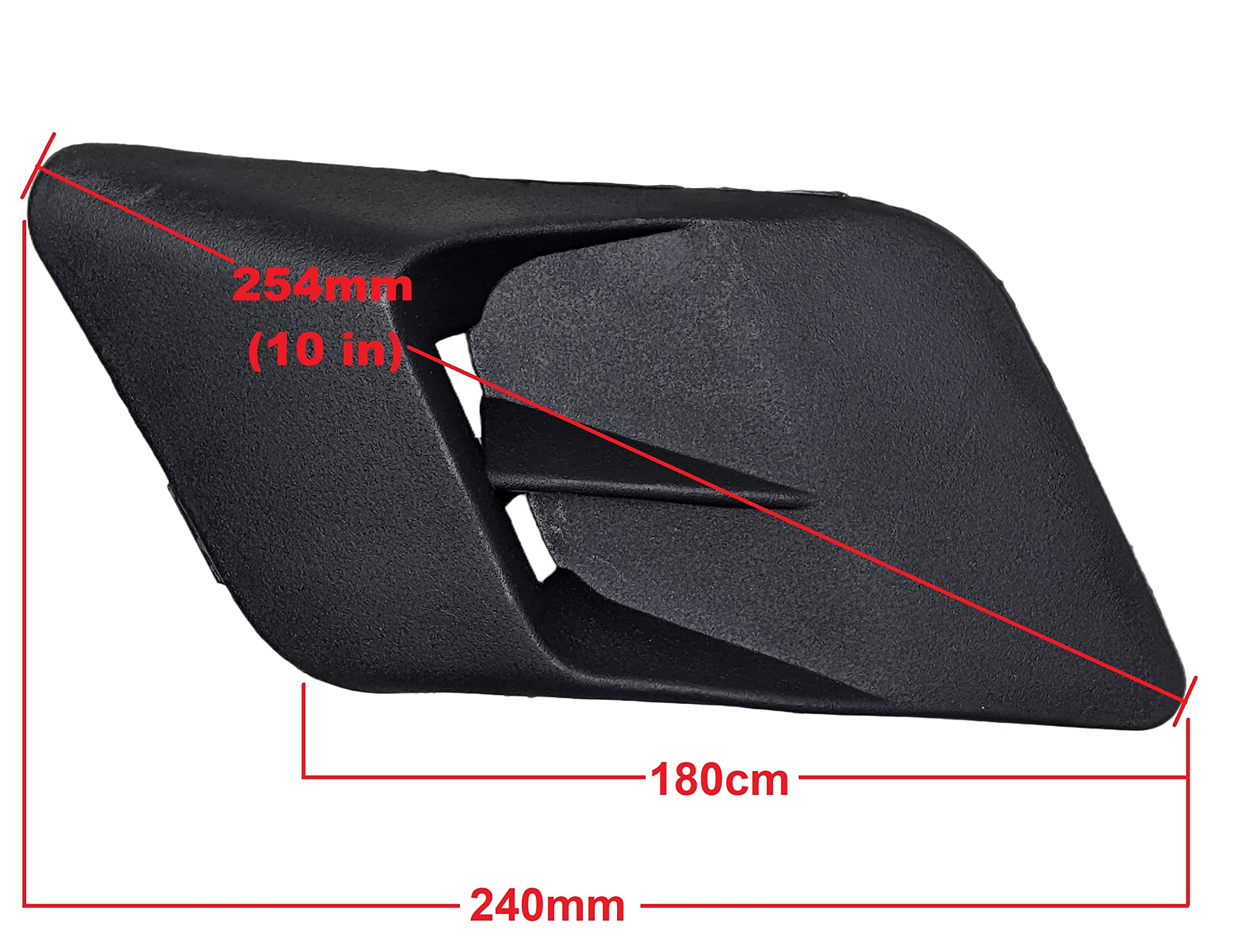 RedCap Black Plastic Front Fender Vent for Taotao Hawk, Boulder, Vitacci, IceBear 50cc-110cc ATV - Model BDY-003/004
