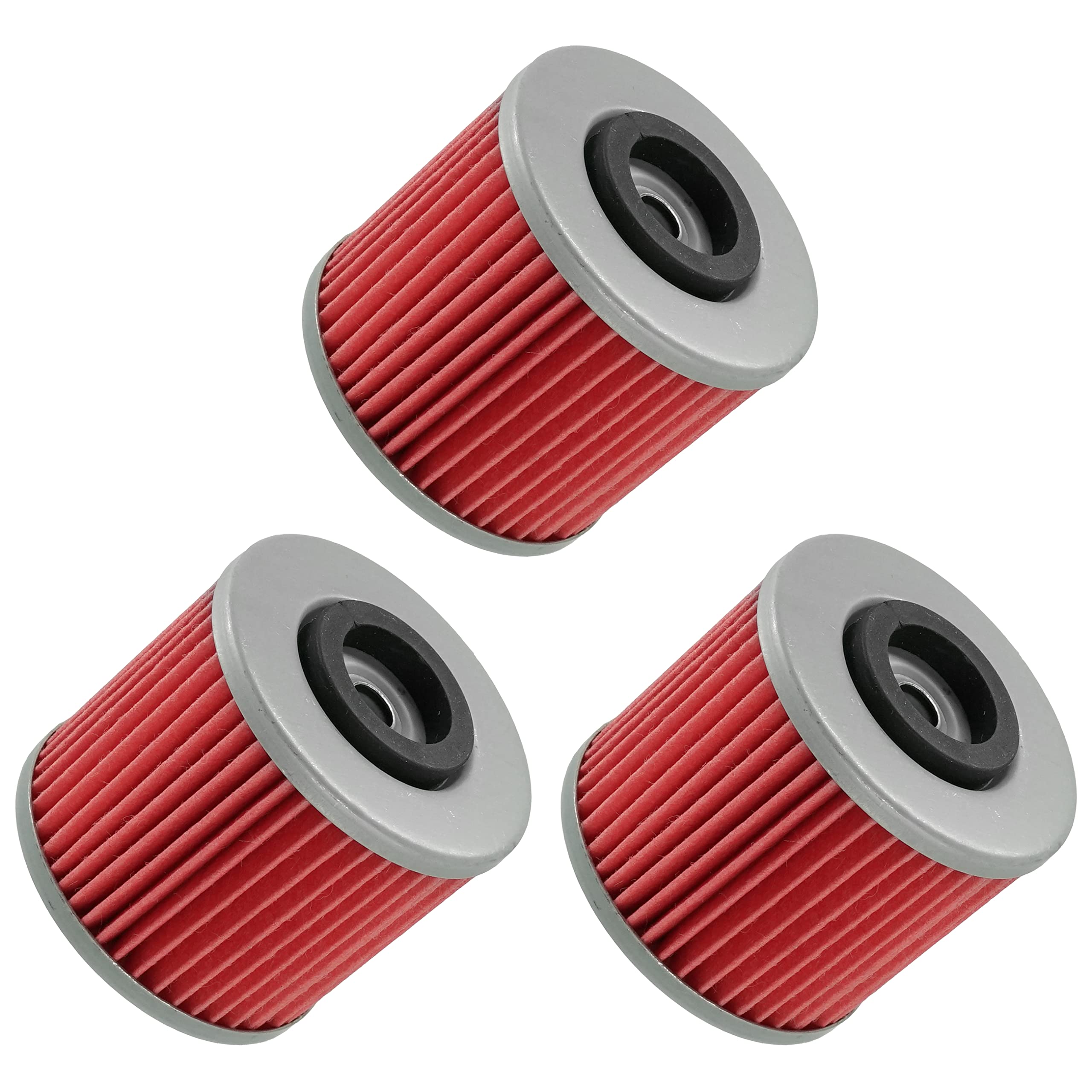 Caltric 3 Pack Oil Filter Compatible with Yamaha Raptor 700 Yfm700 Yfm-700 Special Edition 2007-2018