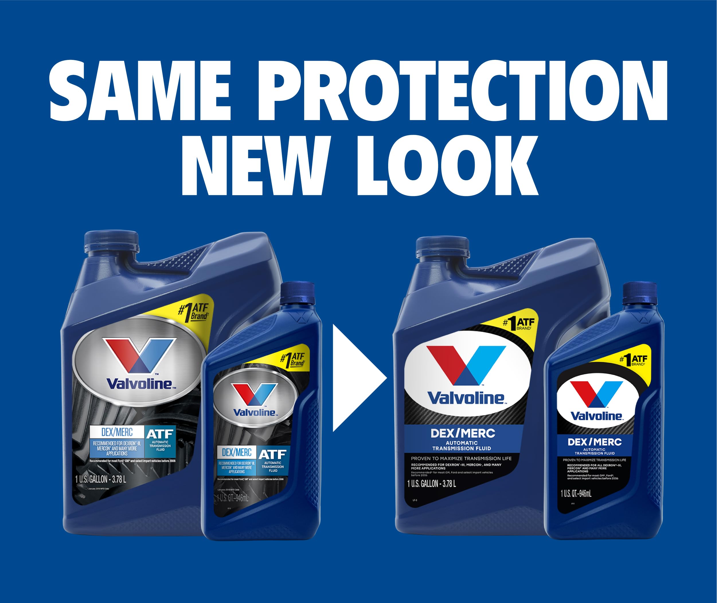 Valvoline DEX/MERC Automatic Transmission Fluid 1 GA - Red, Model 773636