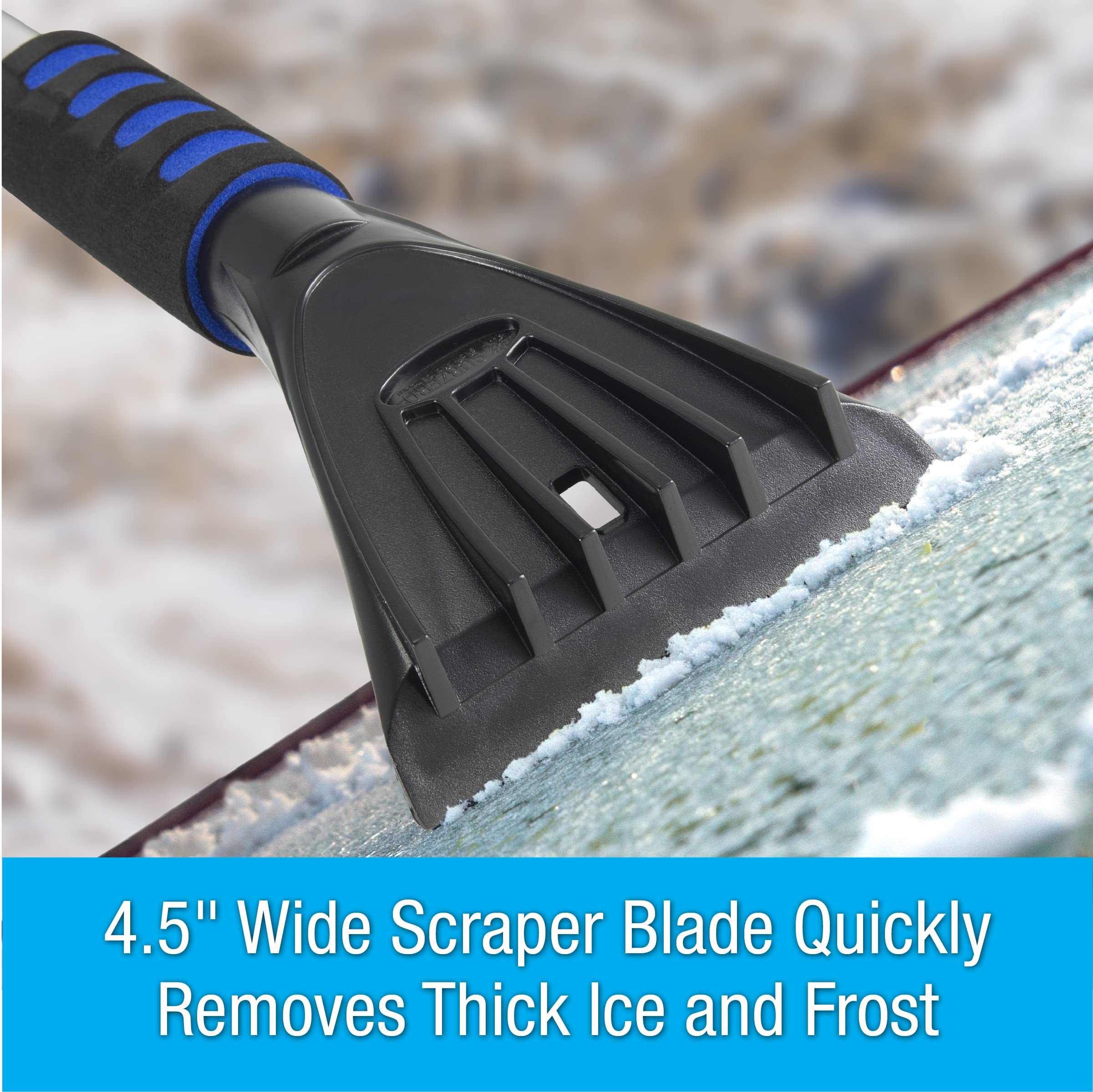 Subzero 80021 60    Quick Lock Snow Broom For Car And 11    Ice Scraper Bundle