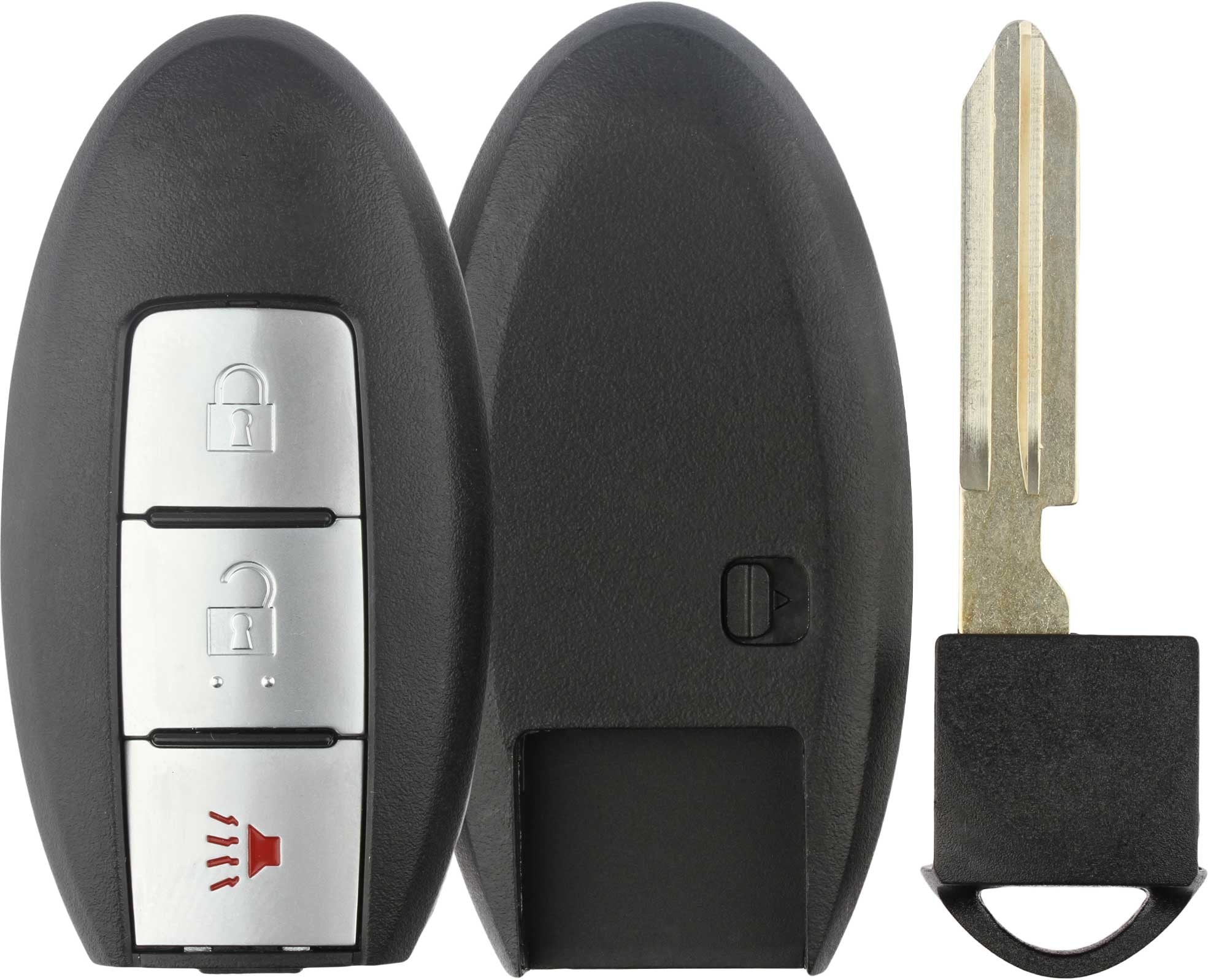Keylessoption Keyless Entry Remote Smart Car Key Fob Shell Case Cover Valet Insert Blade For Nissan Kr55Wk49622
