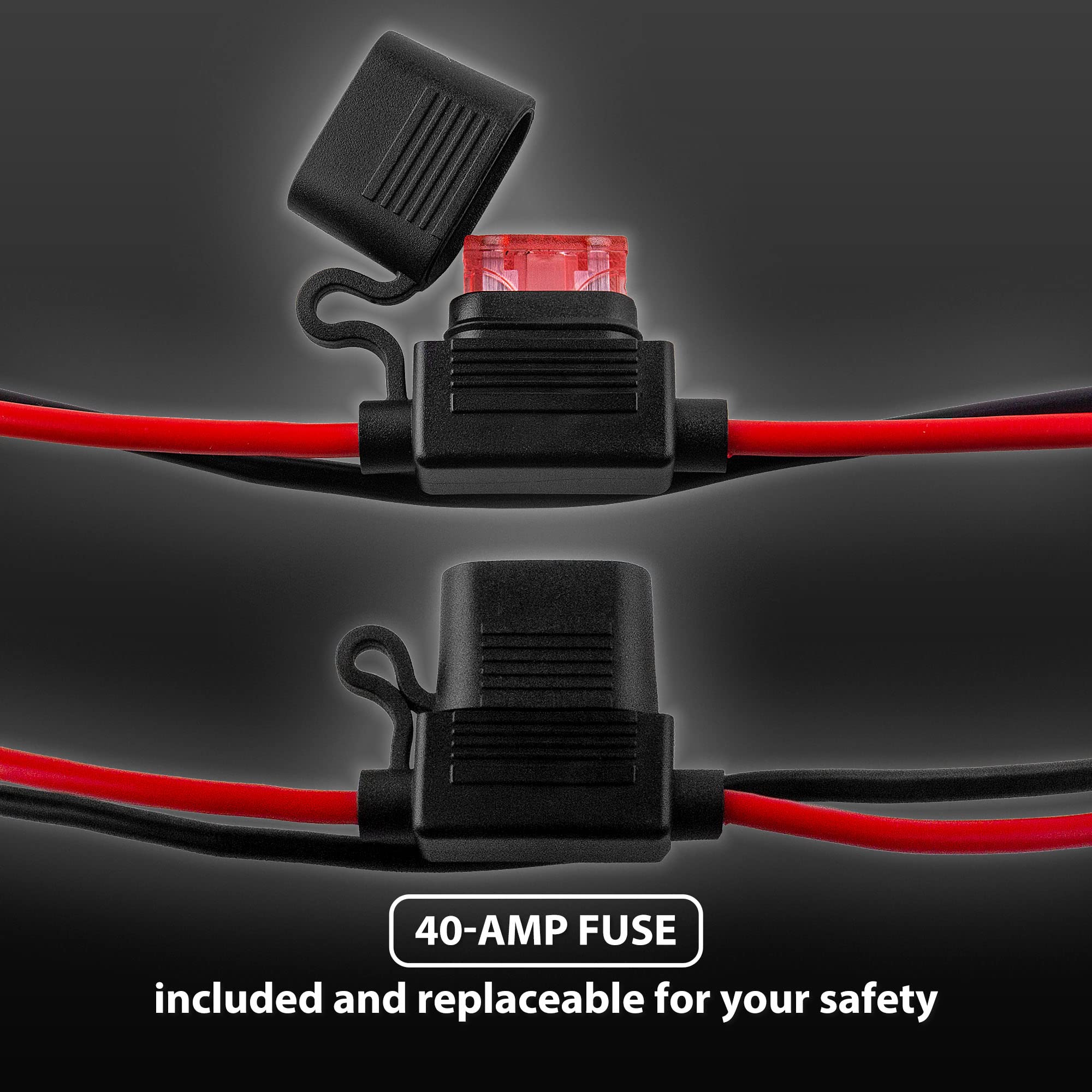 SafeAMP® 12V Ride On Vehicle Replacement Battery with Red 2 Pins Connector