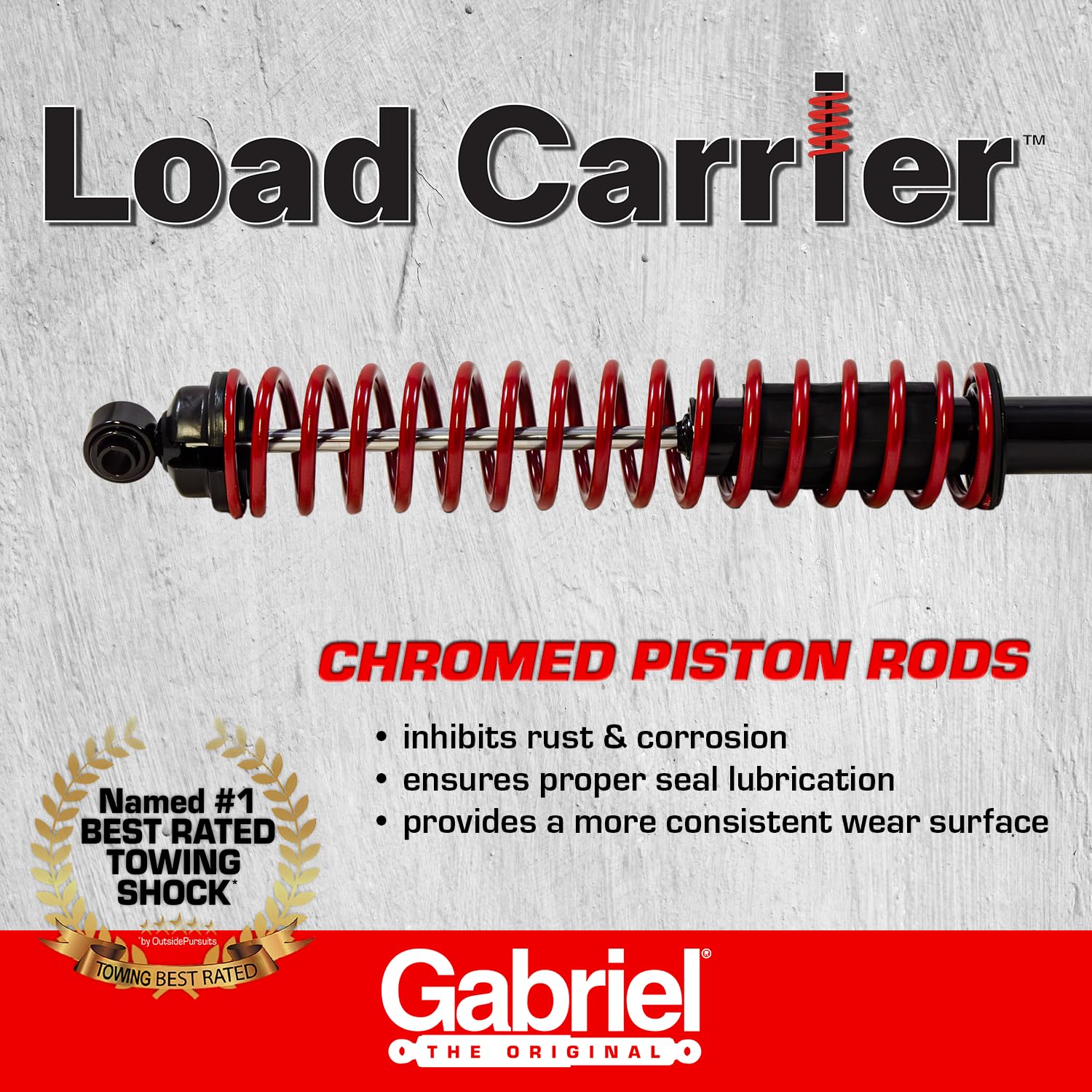 Gabriel 34076 Load Carrier Front Towing Shock Absorbers For Ford Ranger, E-150, E-250, E-350 Econoline, E-450 Super Duty, Explor