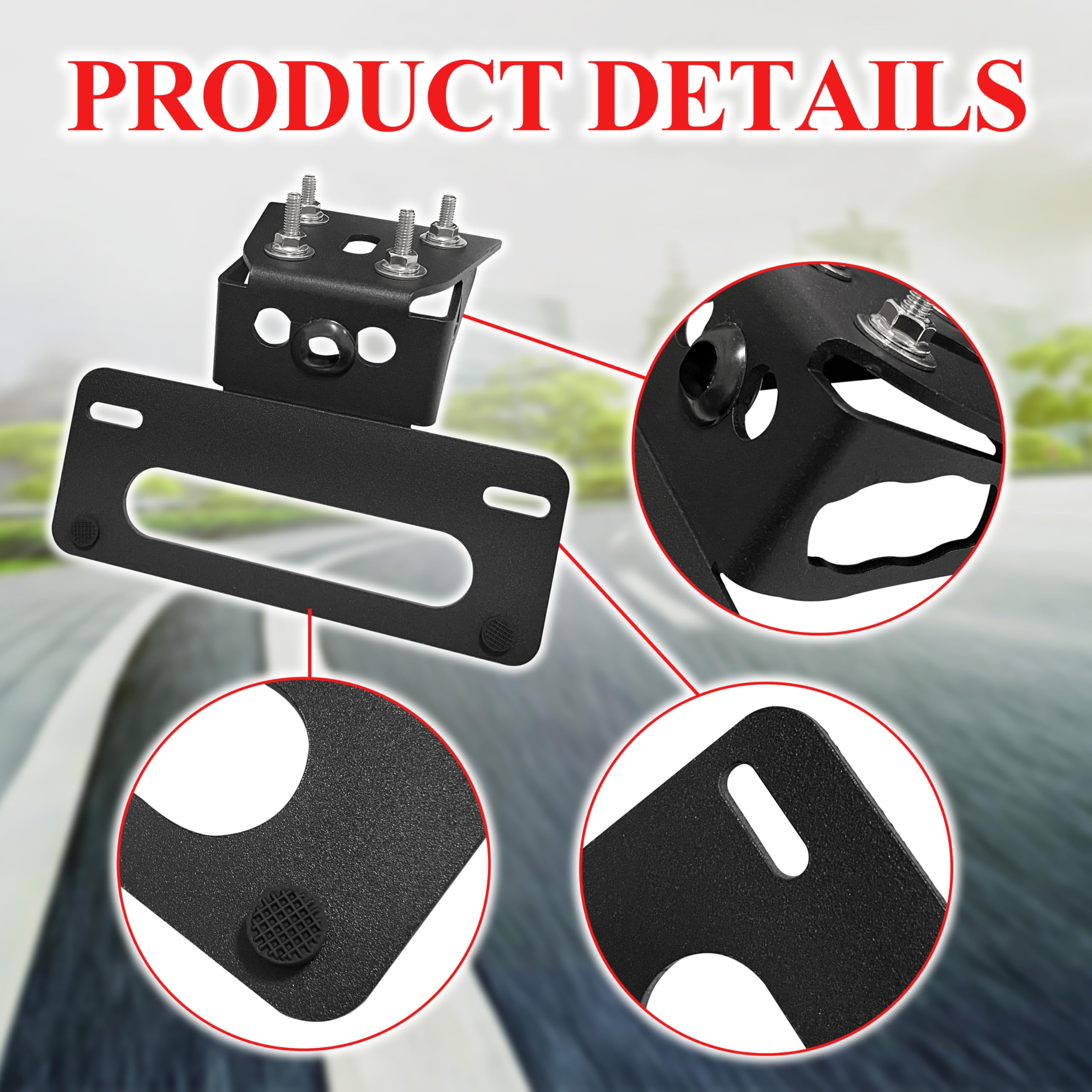 Vm-Kz10 Motorsports Fender Eliminator License Plate Mount Compatible With Kawasaki Z125