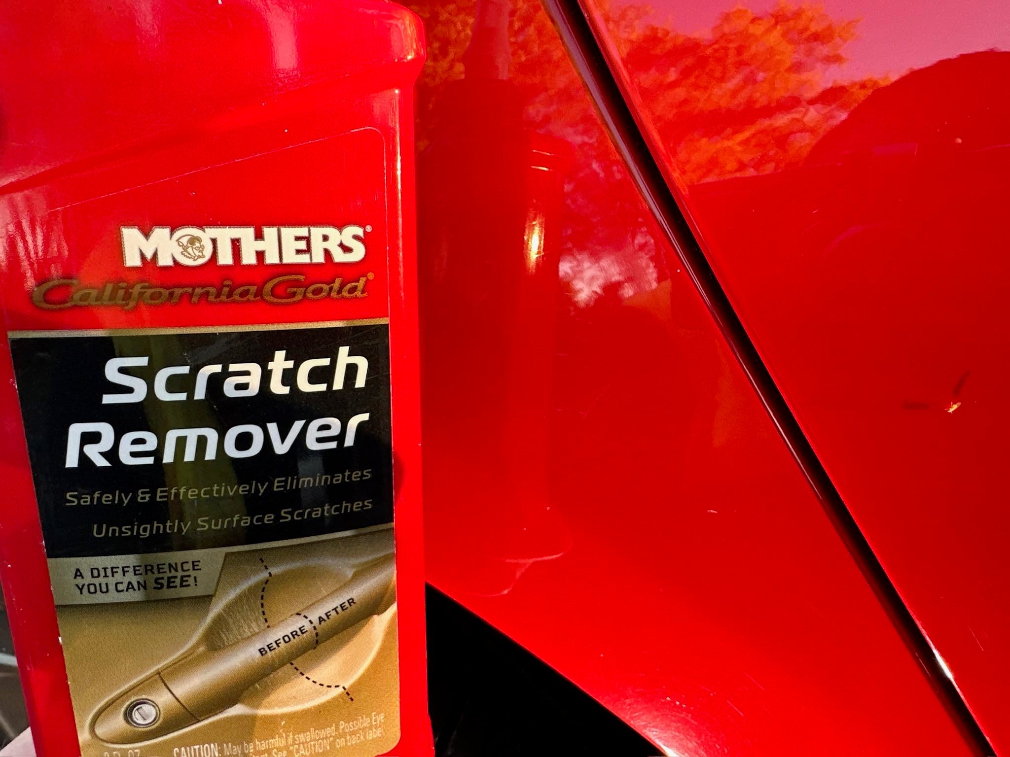 Mothers 08408 California Gold Scratch Remover - 8 Oz.