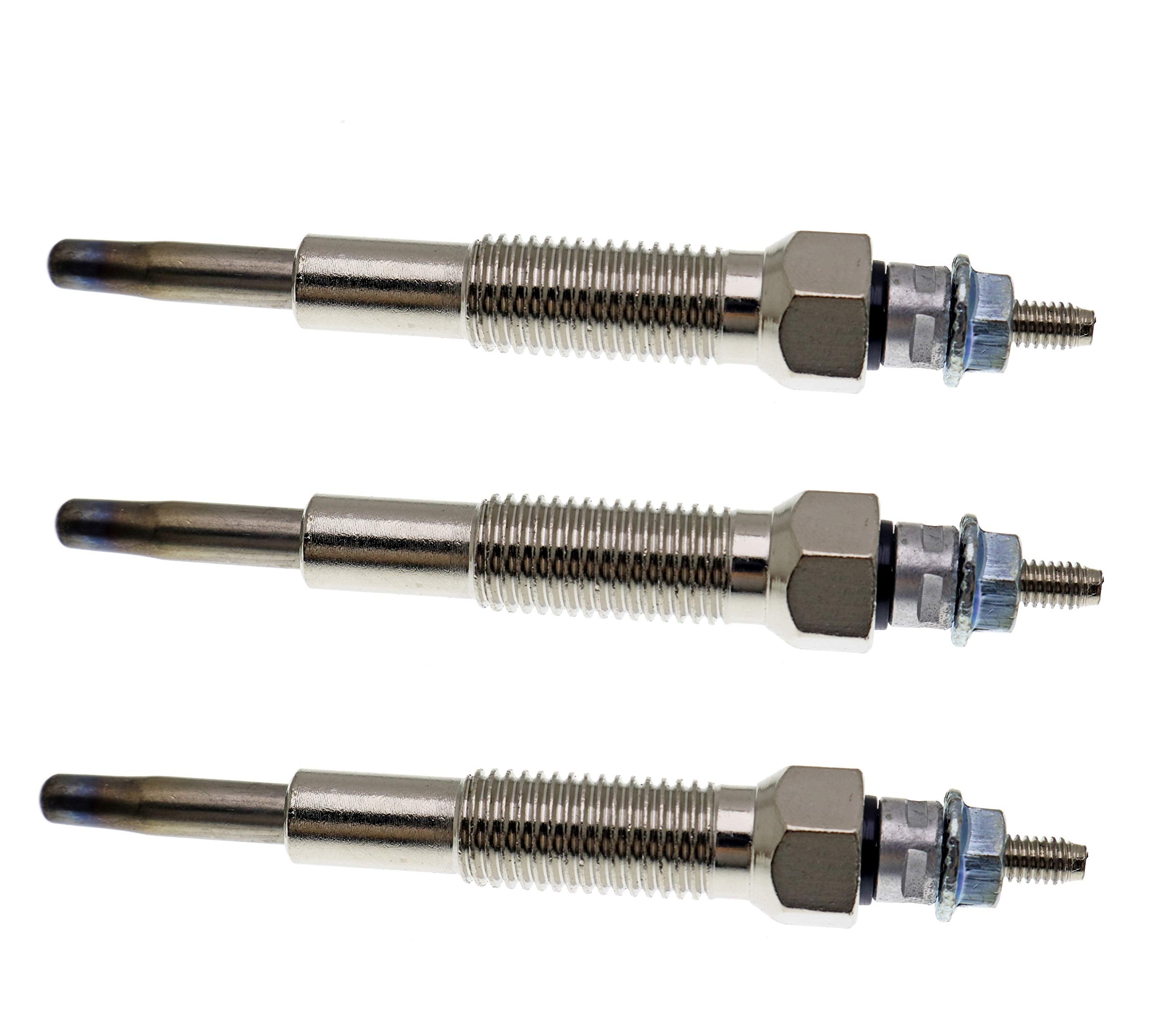 Jeenda 3Pcs Glow Plug Sba185366092 Sba185366040 For Ford Tractor 1100 1110 1120 1200 1210 1215 1220 1300 1320 1510 1530 1620 163