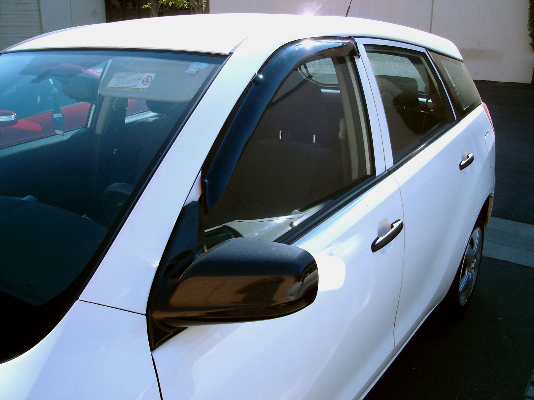 Car Window Rain Guard | Outside Mount Visors Auto Side Window Deflectors | Windows Visor Rain Shields Compatible With 2000-2006